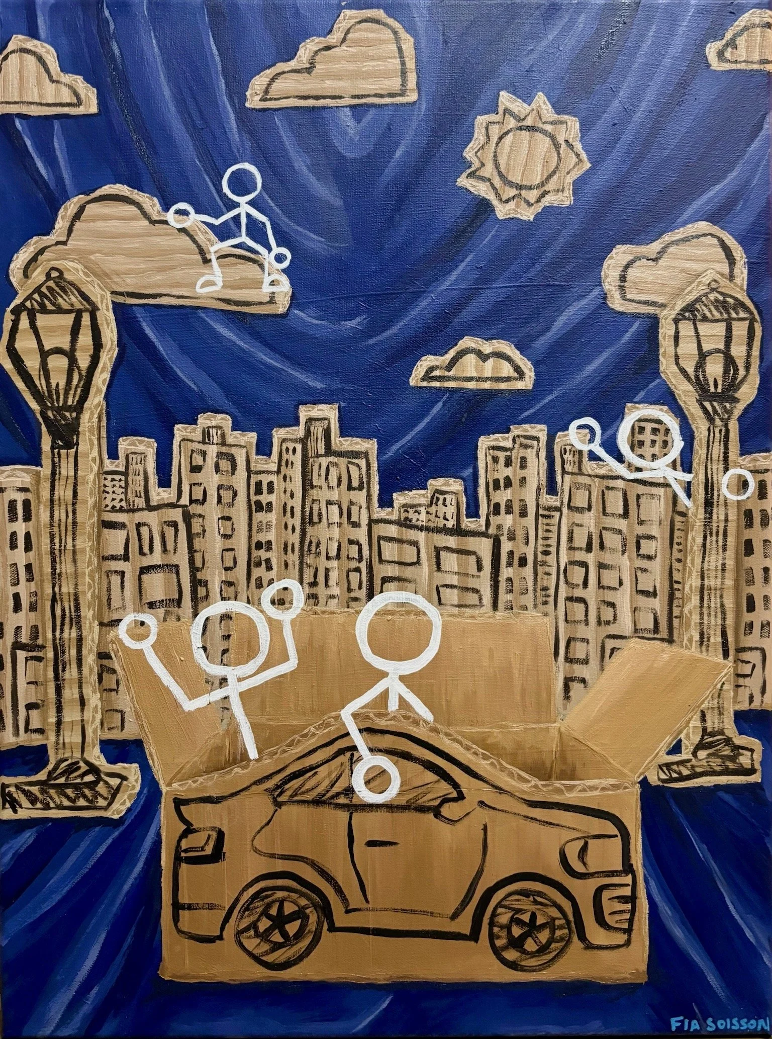 "City Drive" - 18in x 24in