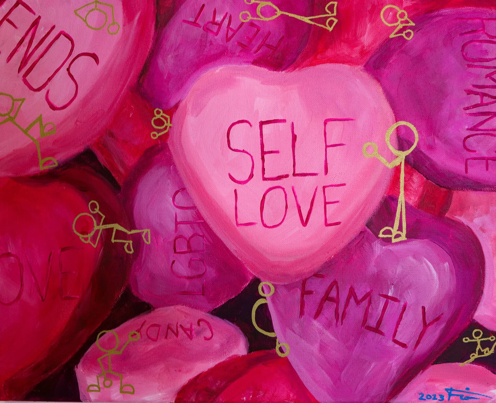 "Valentines Love" - 20in x 16in - 2023