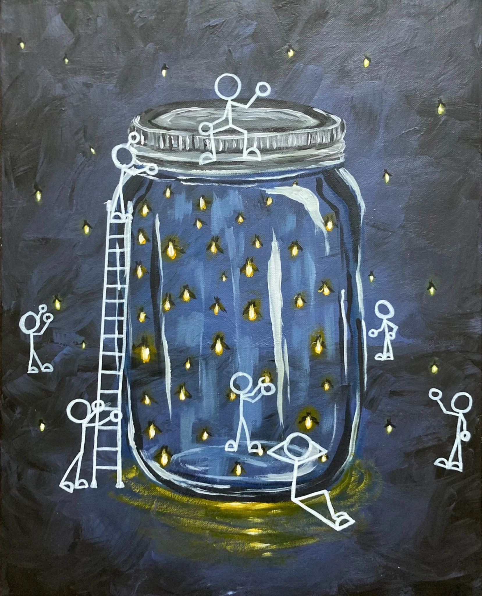 "Firefly Glow" - 16in x 20 - 2023