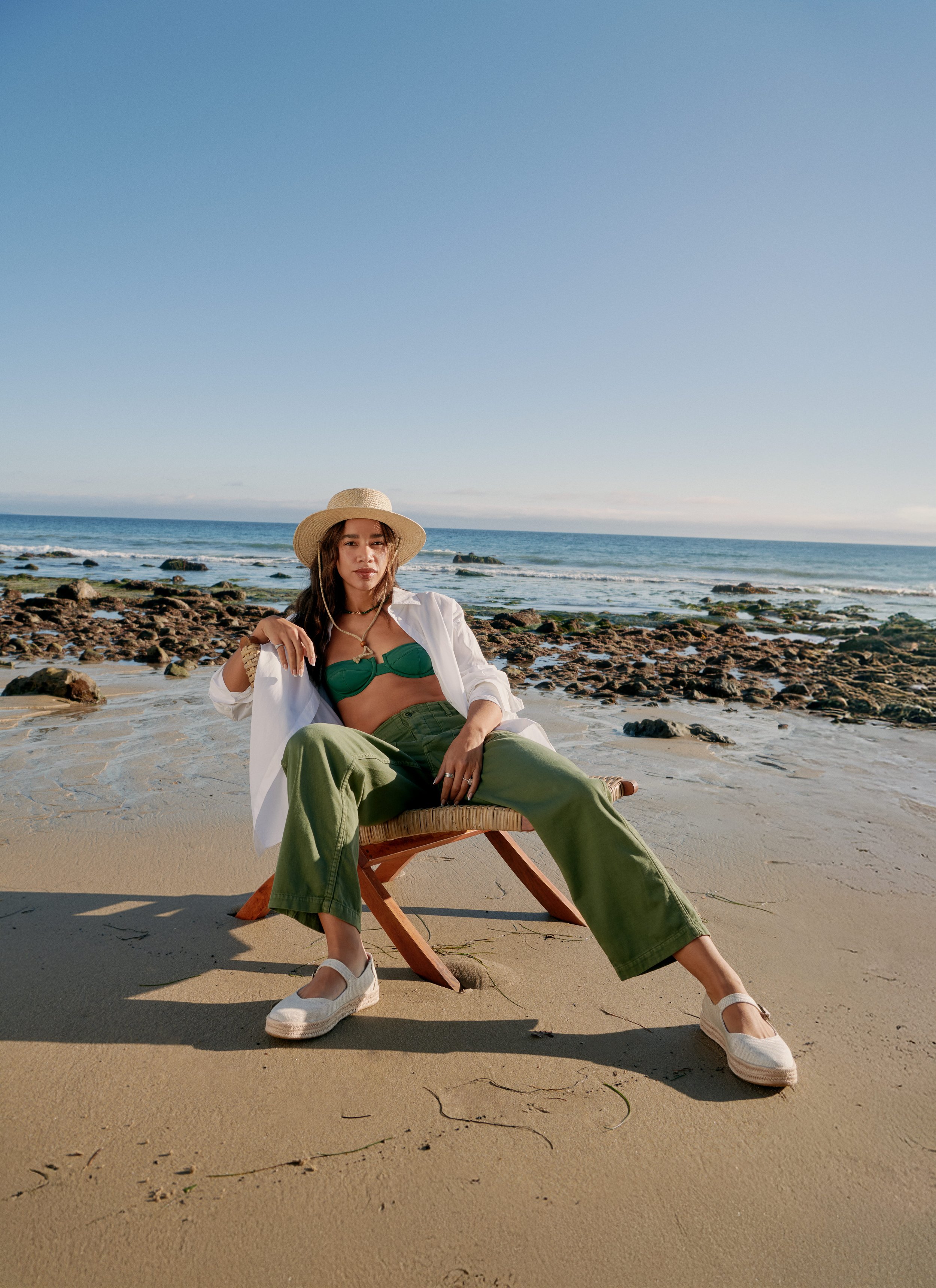 Hannah Bronfman lifestyle image from TOMS 20th anniversary campaign