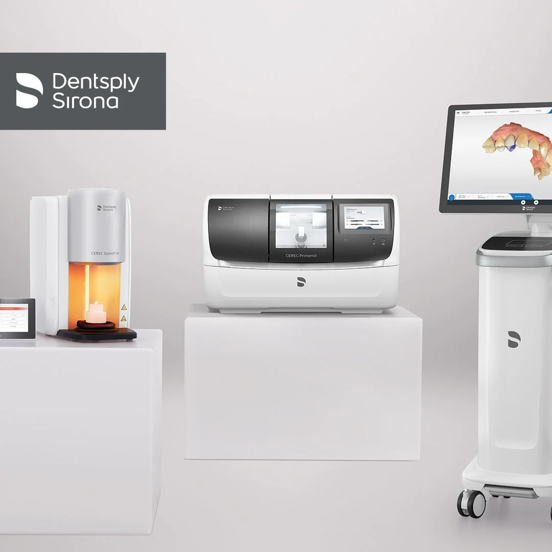 crown making machine with scanner and kiln to show process of in surgery crown
