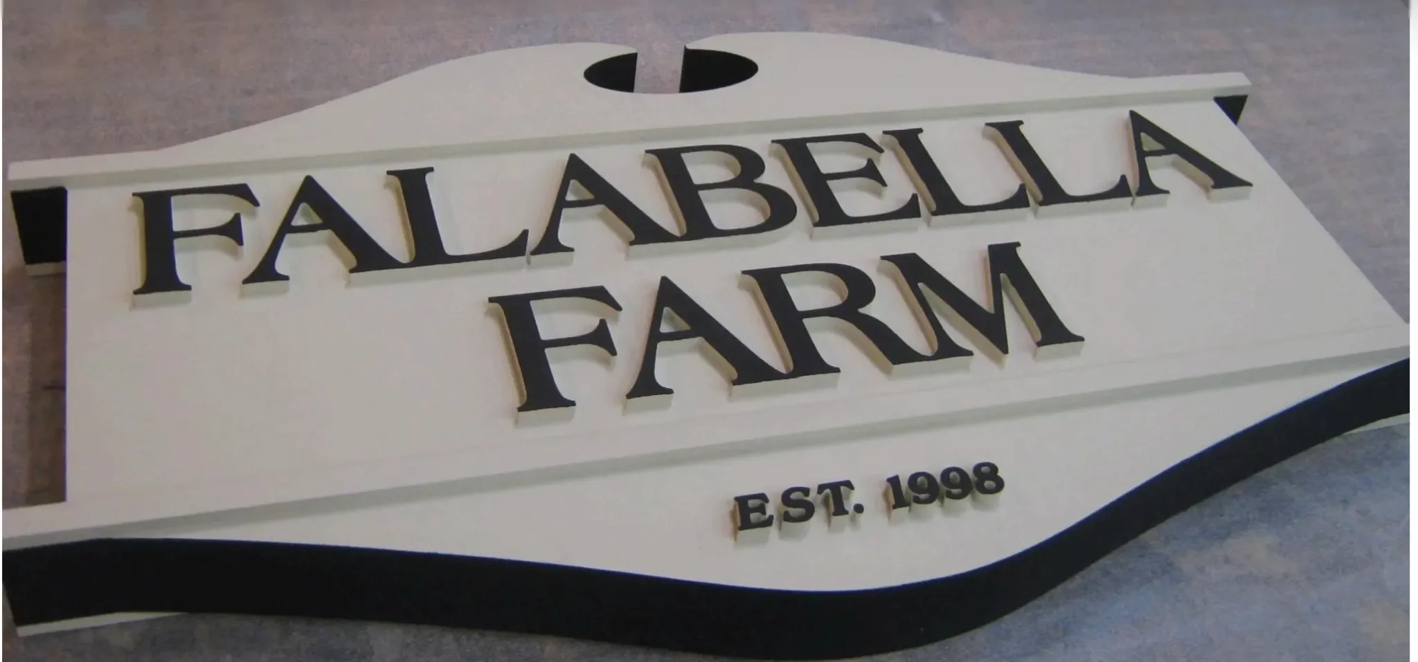 Flat- Routed HDU Signs