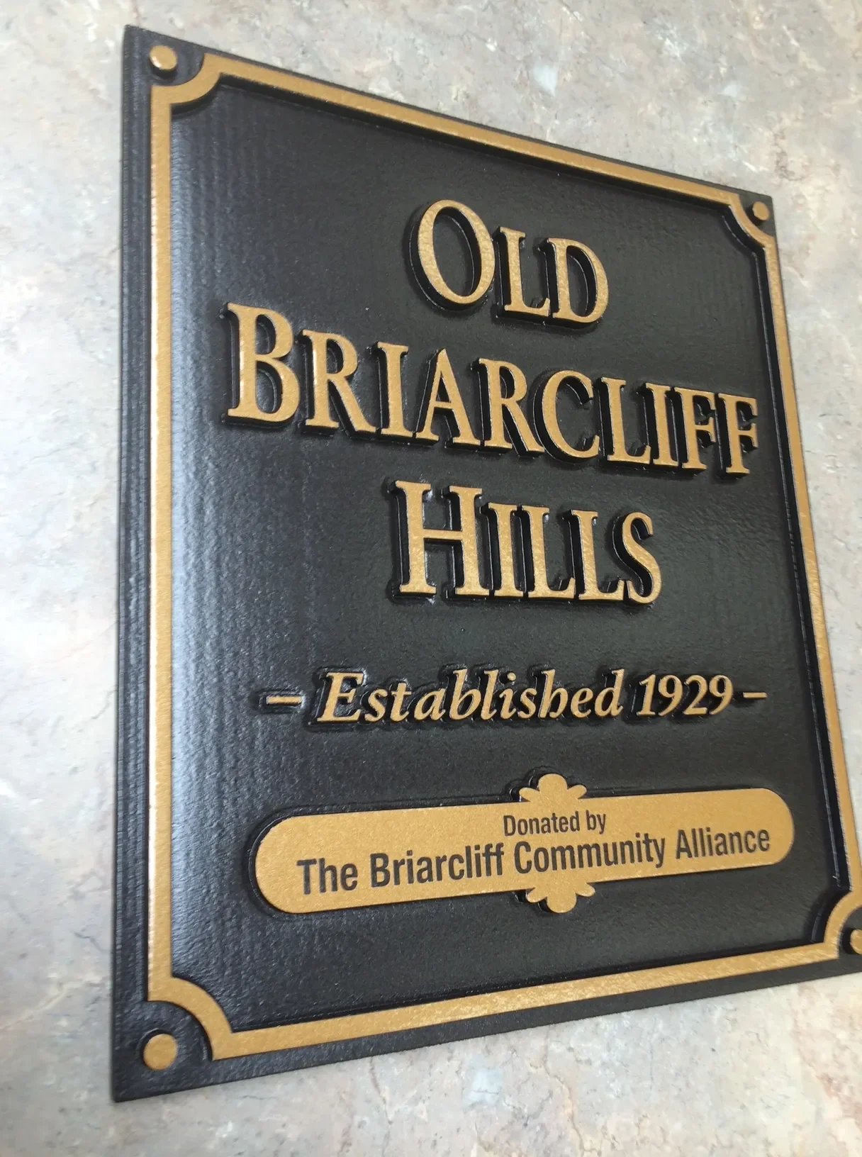 Simulated Cast Metal