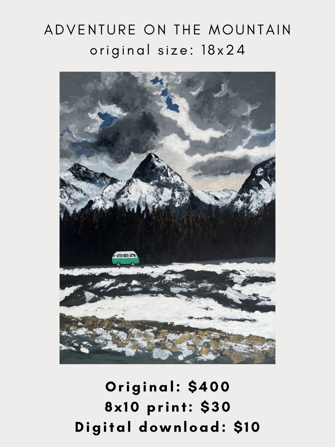 Swipe to see process &amp; inspiration 🏔️

Selling my art to raise money for brain cancer research in memory of my sister 🩶

#artforbraincancer #acrylicart #braincancerresearch #rockmountains