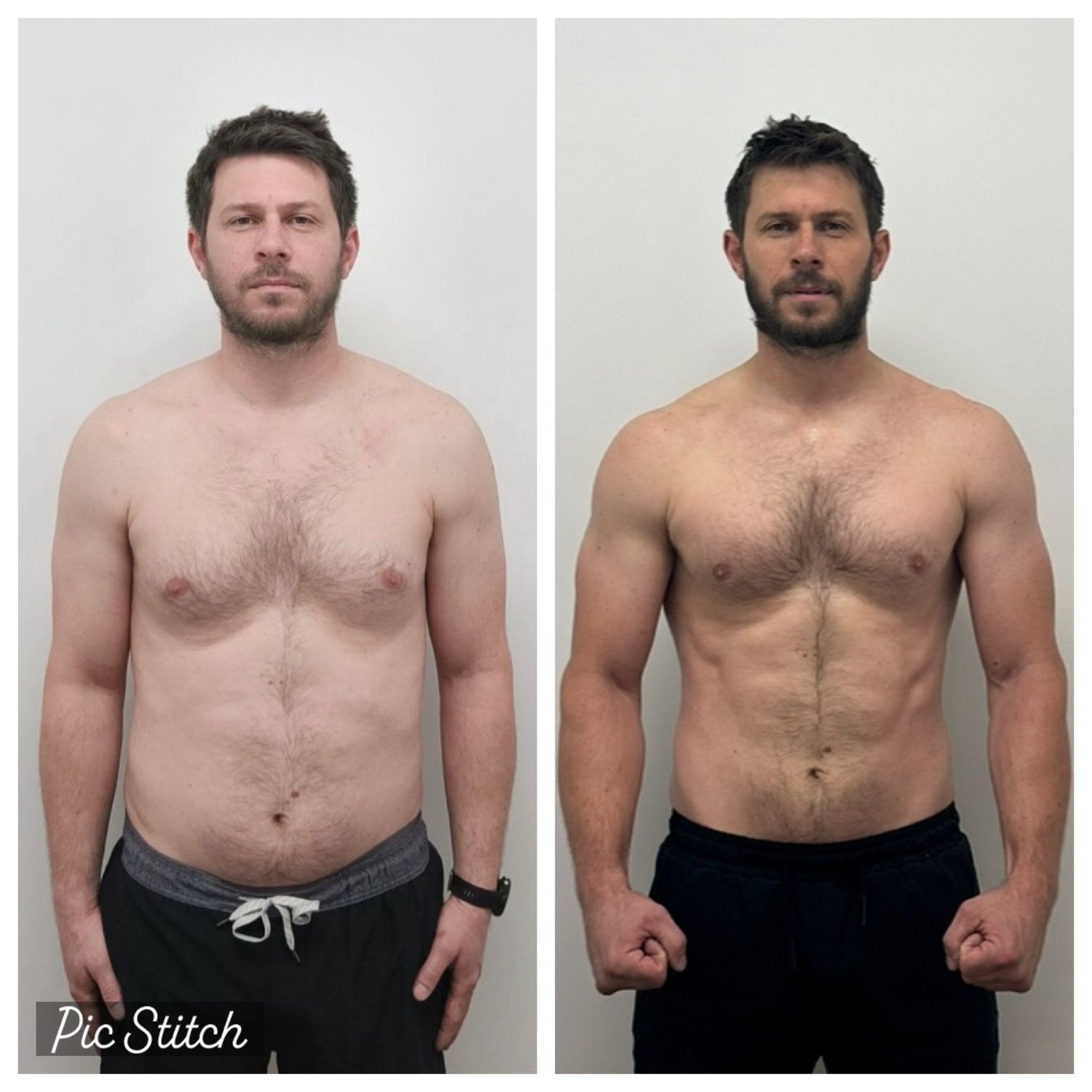 Jason before and after coaching transformation