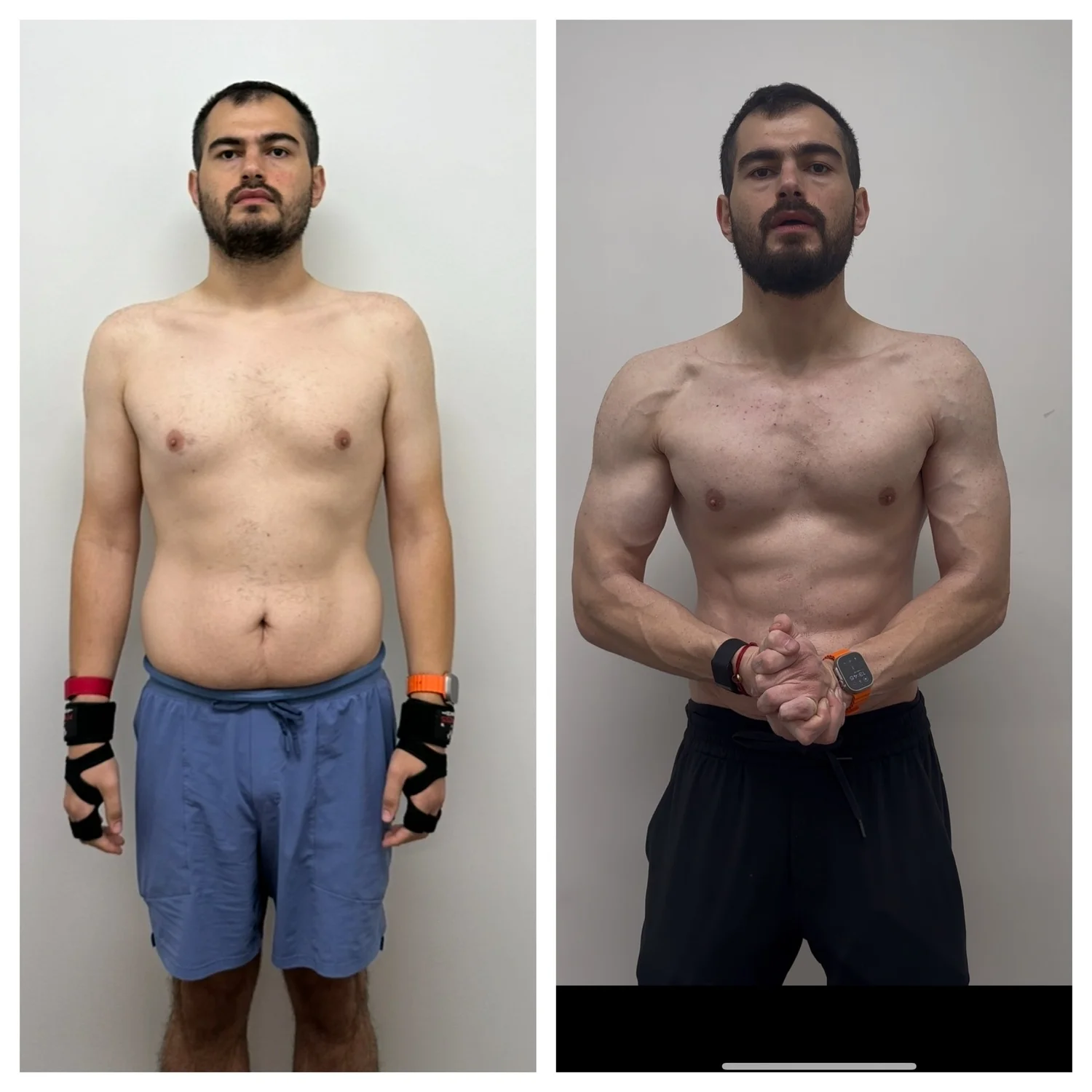 Nurlan before and after coaching transformation