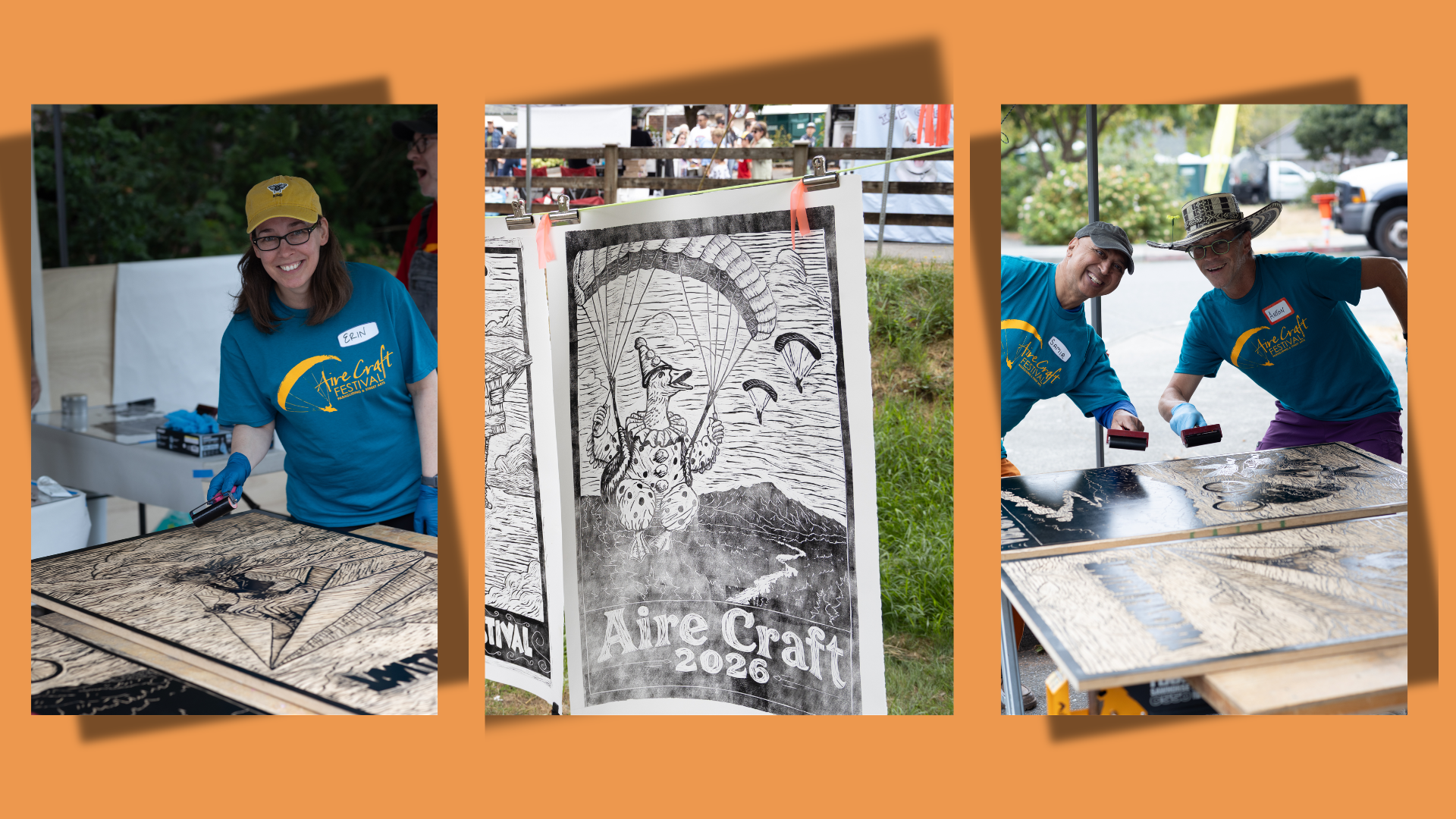 Aire Craft Festival 2026: Original Cement Roller Print Auction
