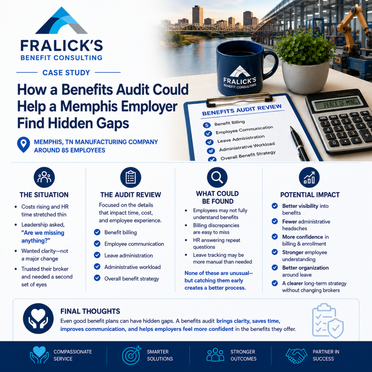 How a Benefits Audit Helped a Memphis Employer Uncover Hidden Costs &amp; Save HR Time Case Study