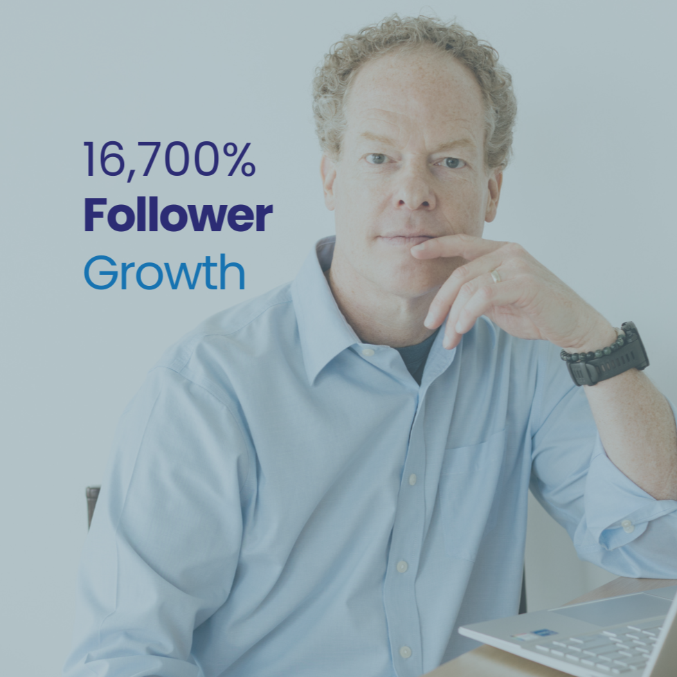 From Solopreneur to Trusted Voice: How I Helped One Executive Coach Achieve 16,700% Follower Growth
