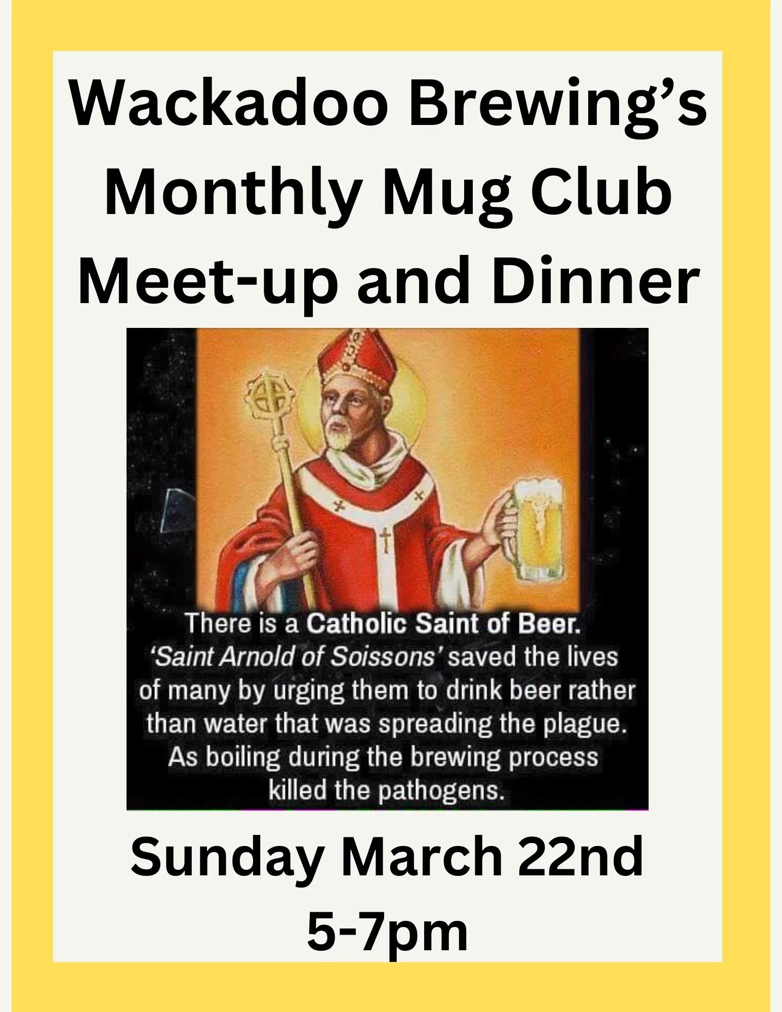 Mug Club Dinner
