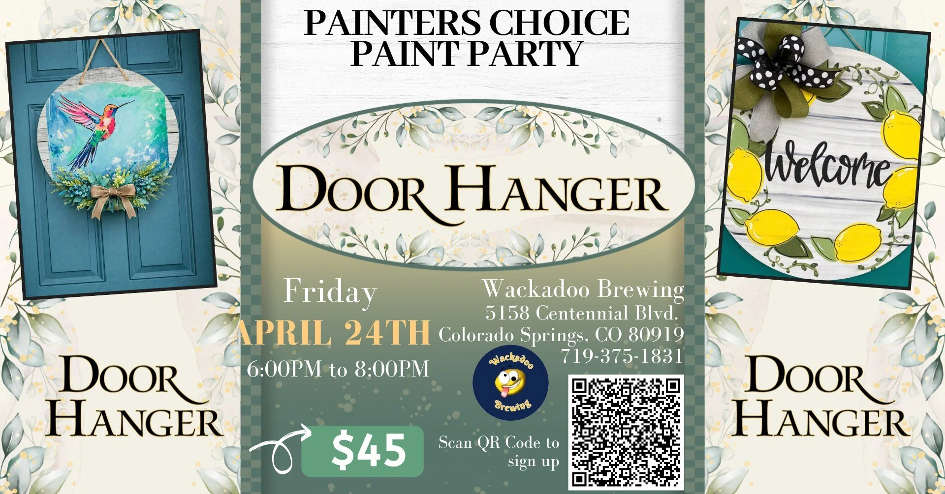 Painters Choice- Door Hangers