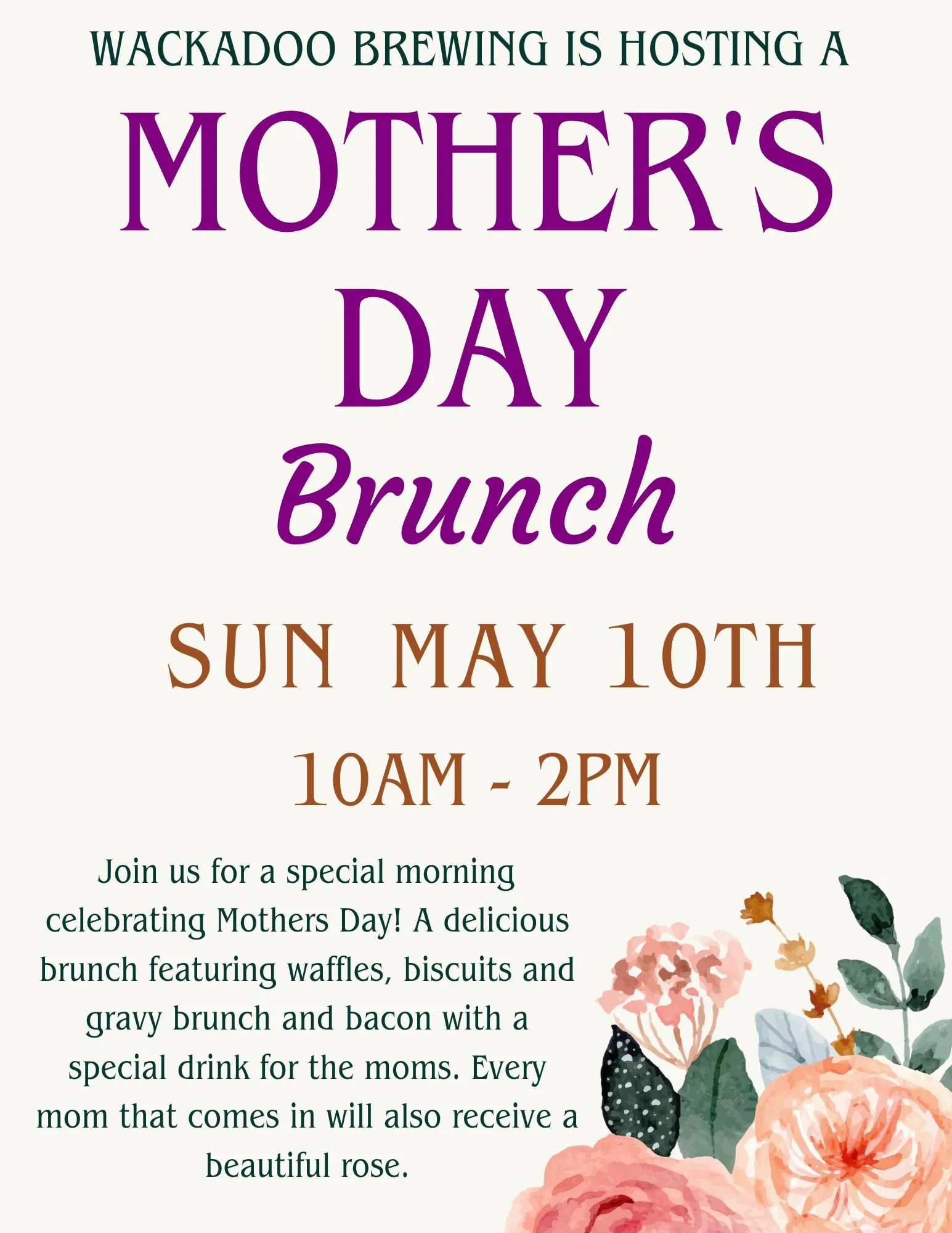 Mothers Day Brunch