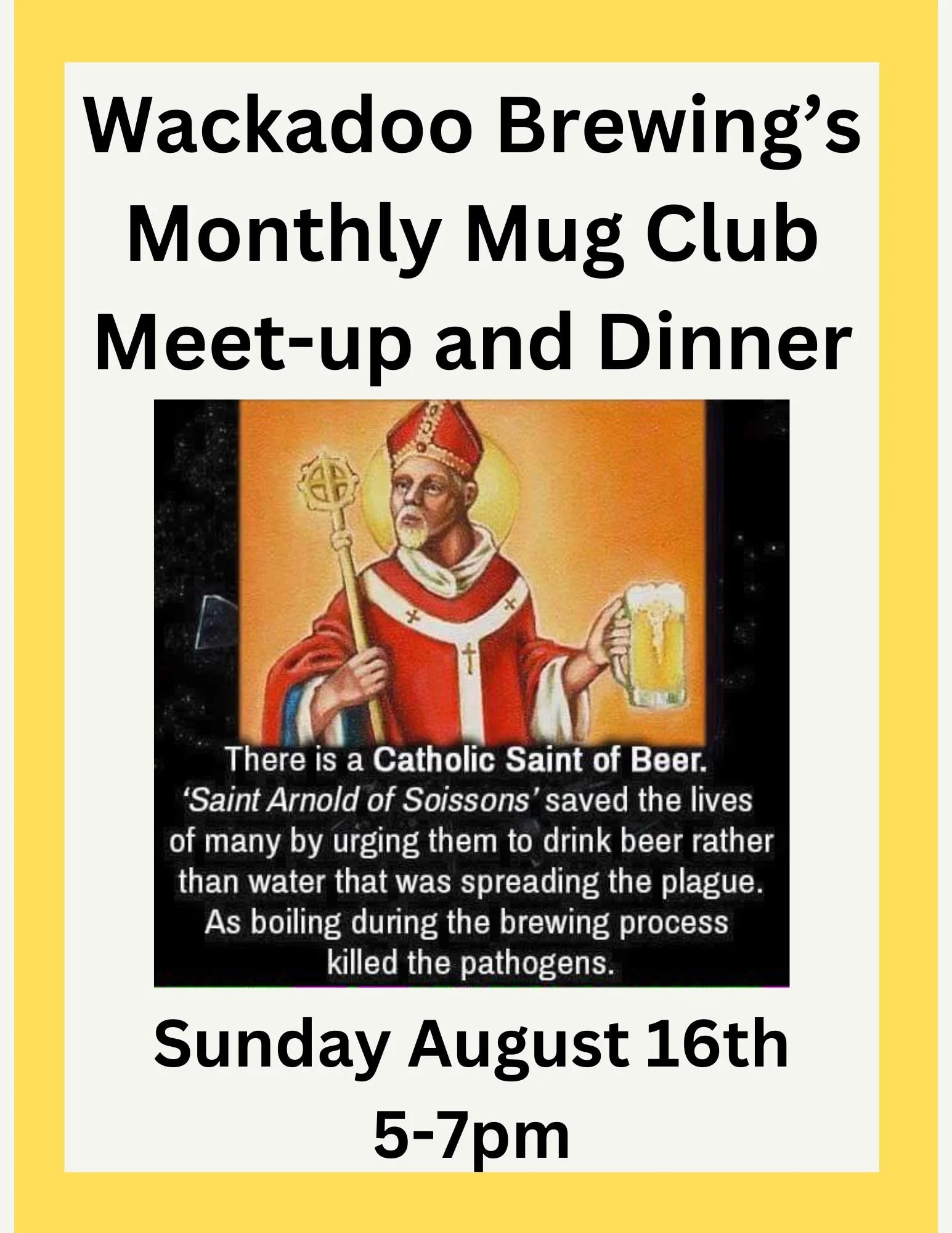 Mug Club Dinner and Get Together