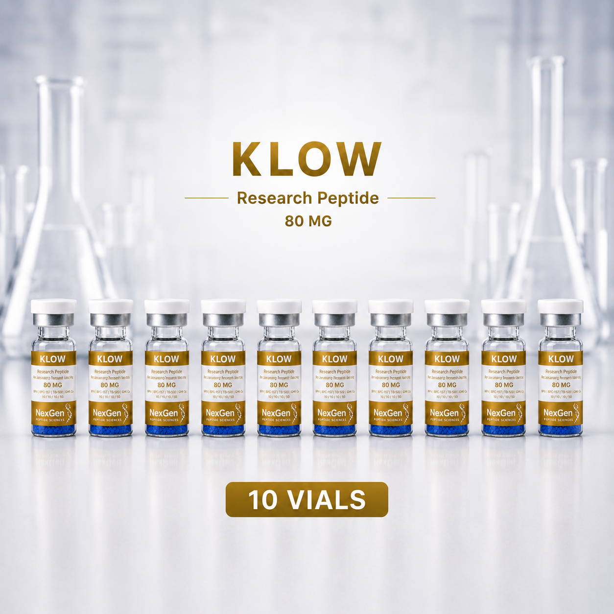 Klow 80 MG  10 Vial bundle