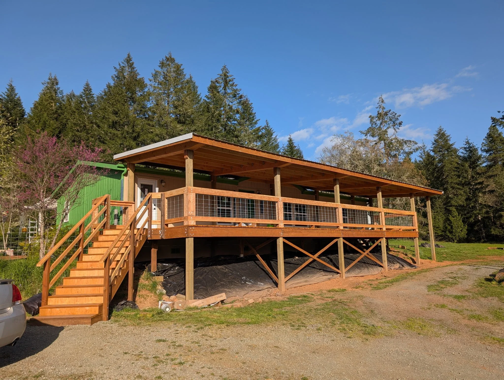 Custom deck and stairs