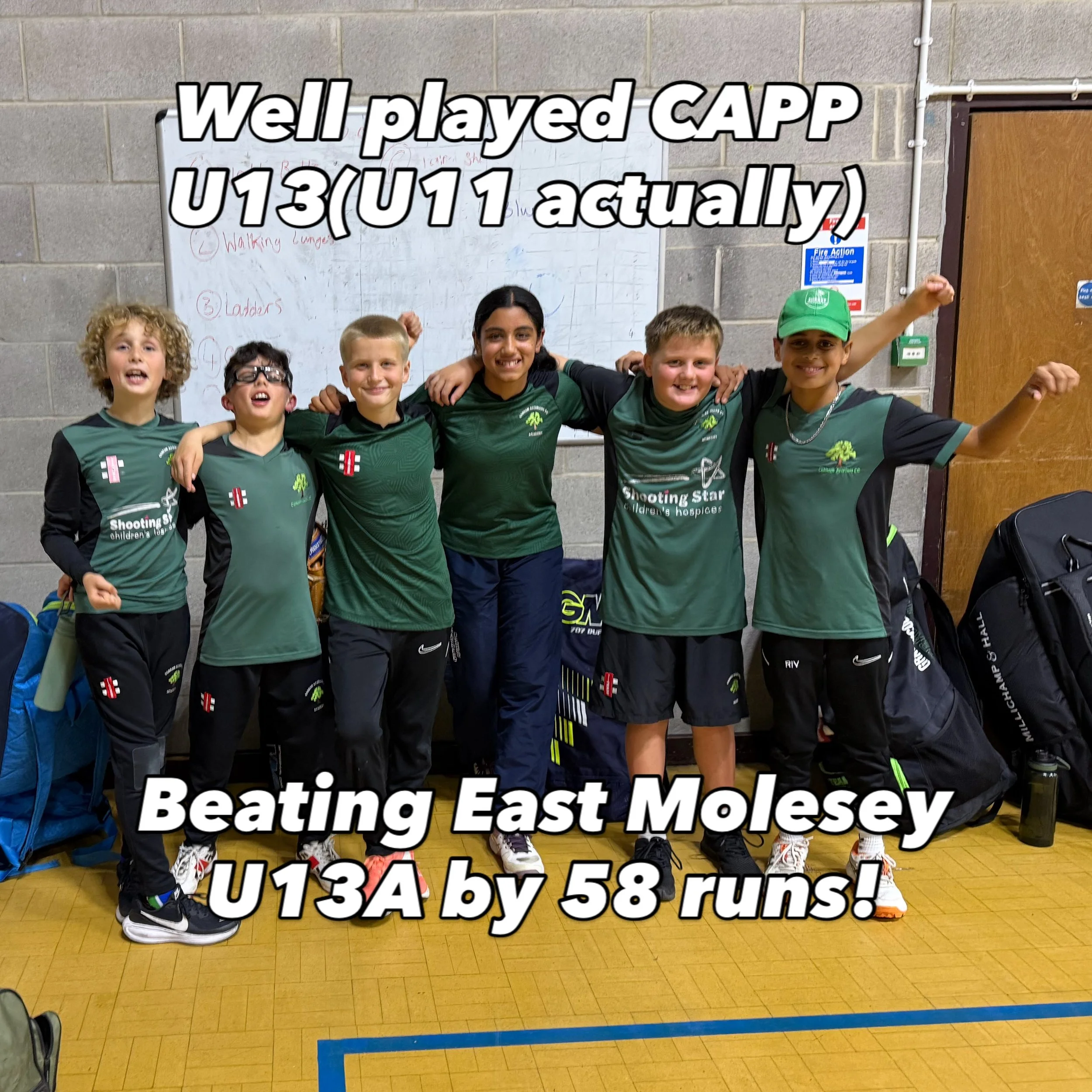 🏏 SMALL IN AGE. BIG ON PERFORMANCE! 🌳💚🔥

What a start to the Surrey Indoor Cricket League!

Our Jono Cricket 360 &times; Cobham Avorians Player Pathway U11s stepped up TWO age groups to take on East Molesey U13s in their very first indoor league 
