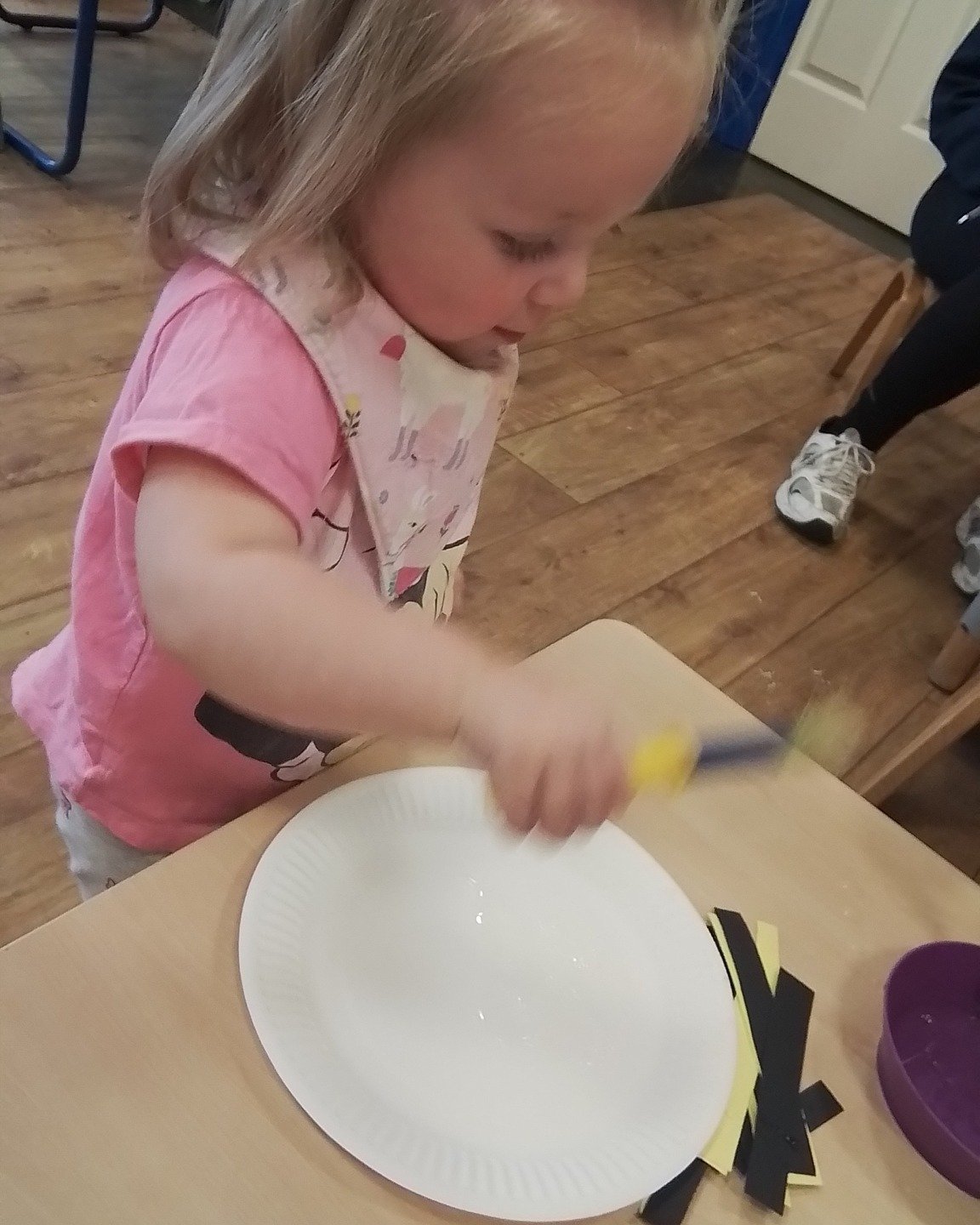 #brightstarcls 
In Room 1.5-2, We have had a busy week exploring messy gloop with sea animals, having a tea party, emptying and filling using tea pots and cups. 
We also enjoyed looking at bumble bees on National Bee day, and looking for insects in t