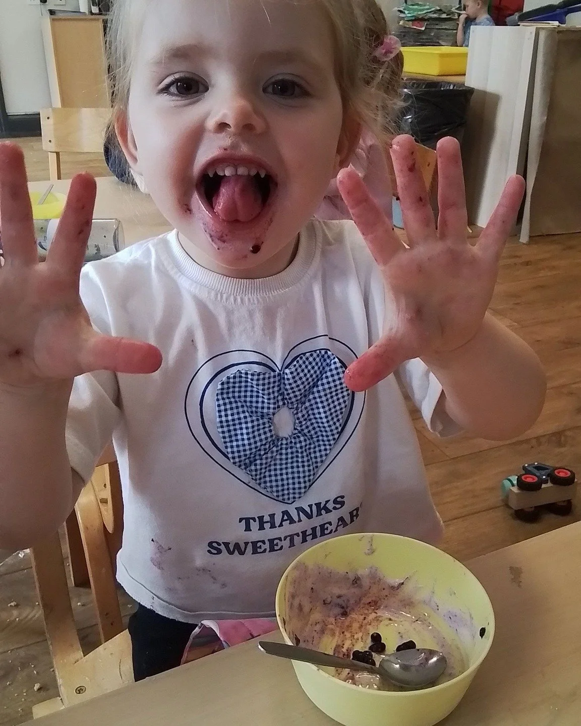 #BrightStarCLS

A simple bug hunt turned into a wonderful blackberry adventure! 🌿🫐

The children explored nearby blackberry bushes, learning about safety, ripening and nature as they spotted berries in different colours and sizes. Back at nursery, 