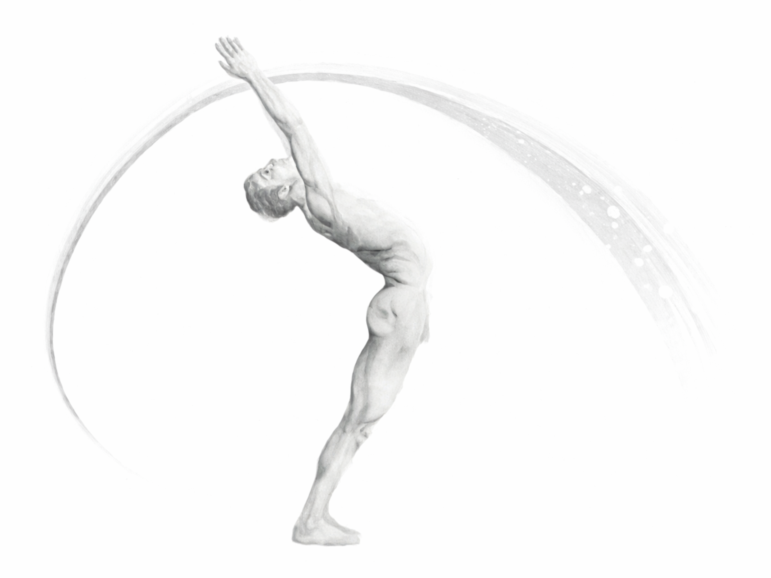 Arch Angel Pencil Drawing