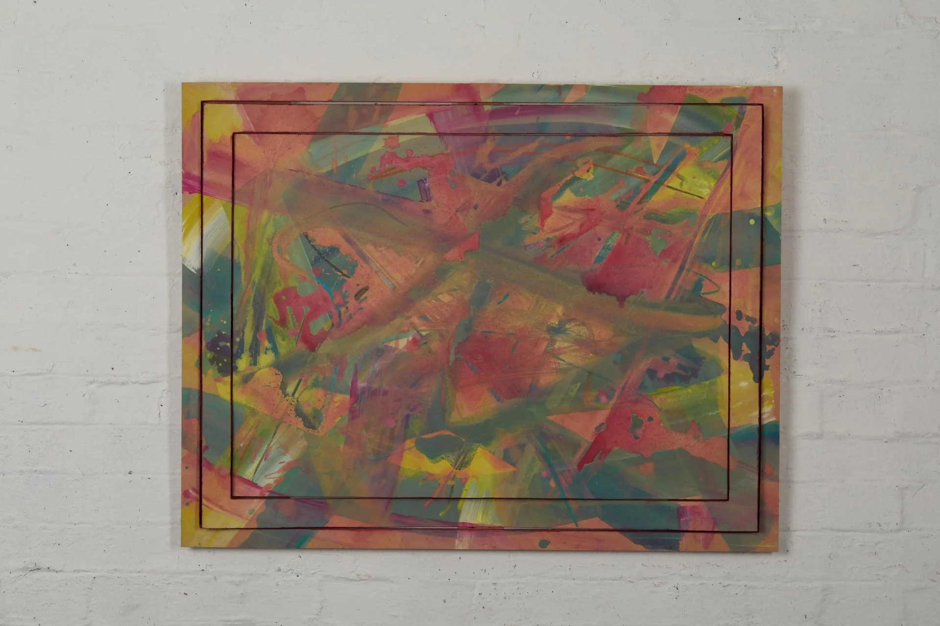 Liminal - 2024, 90 x 70cm, Acrylic, MDF