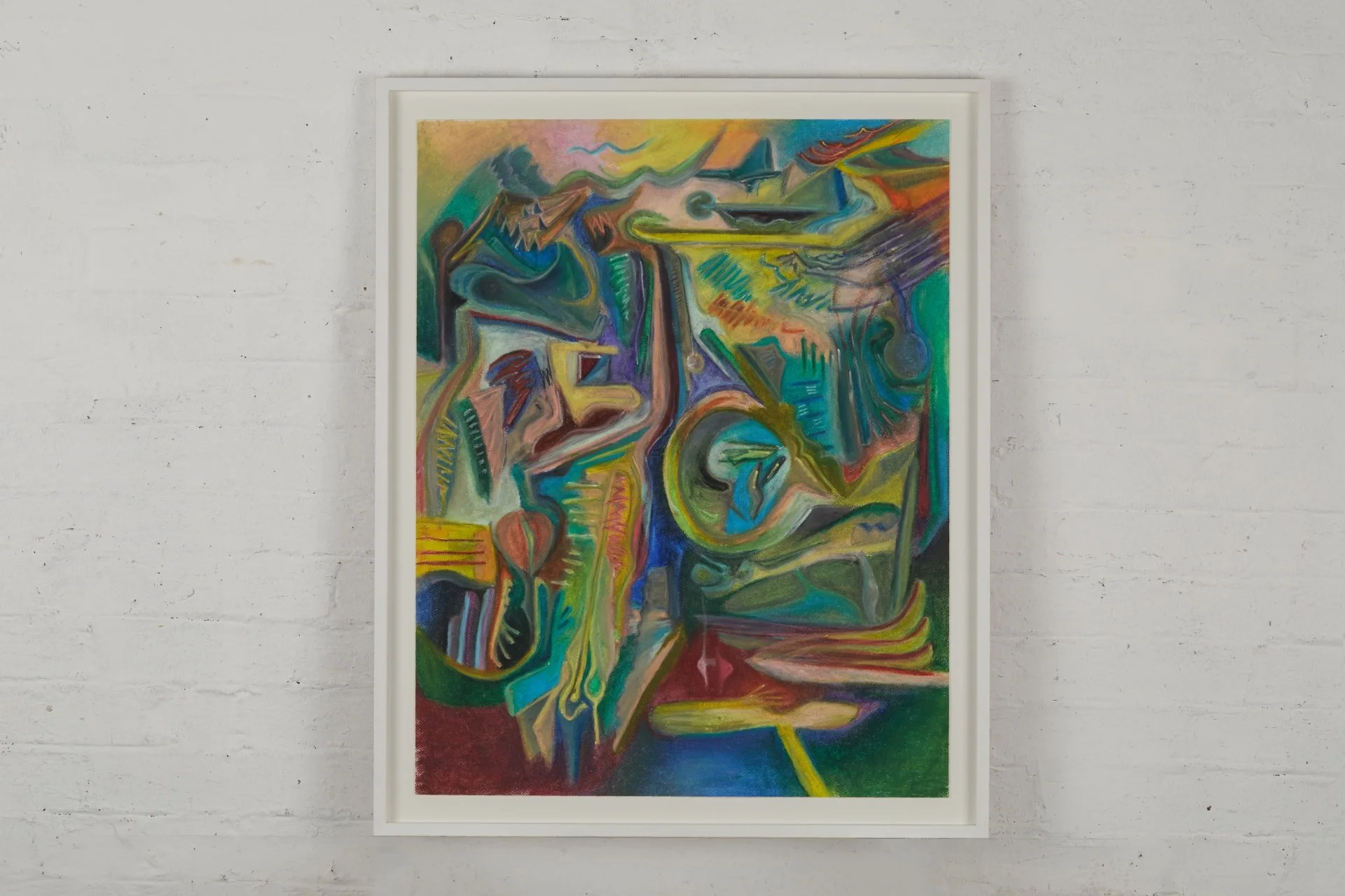 Foundation - 2020, 60 x 78cm, Pastel on paper, framed