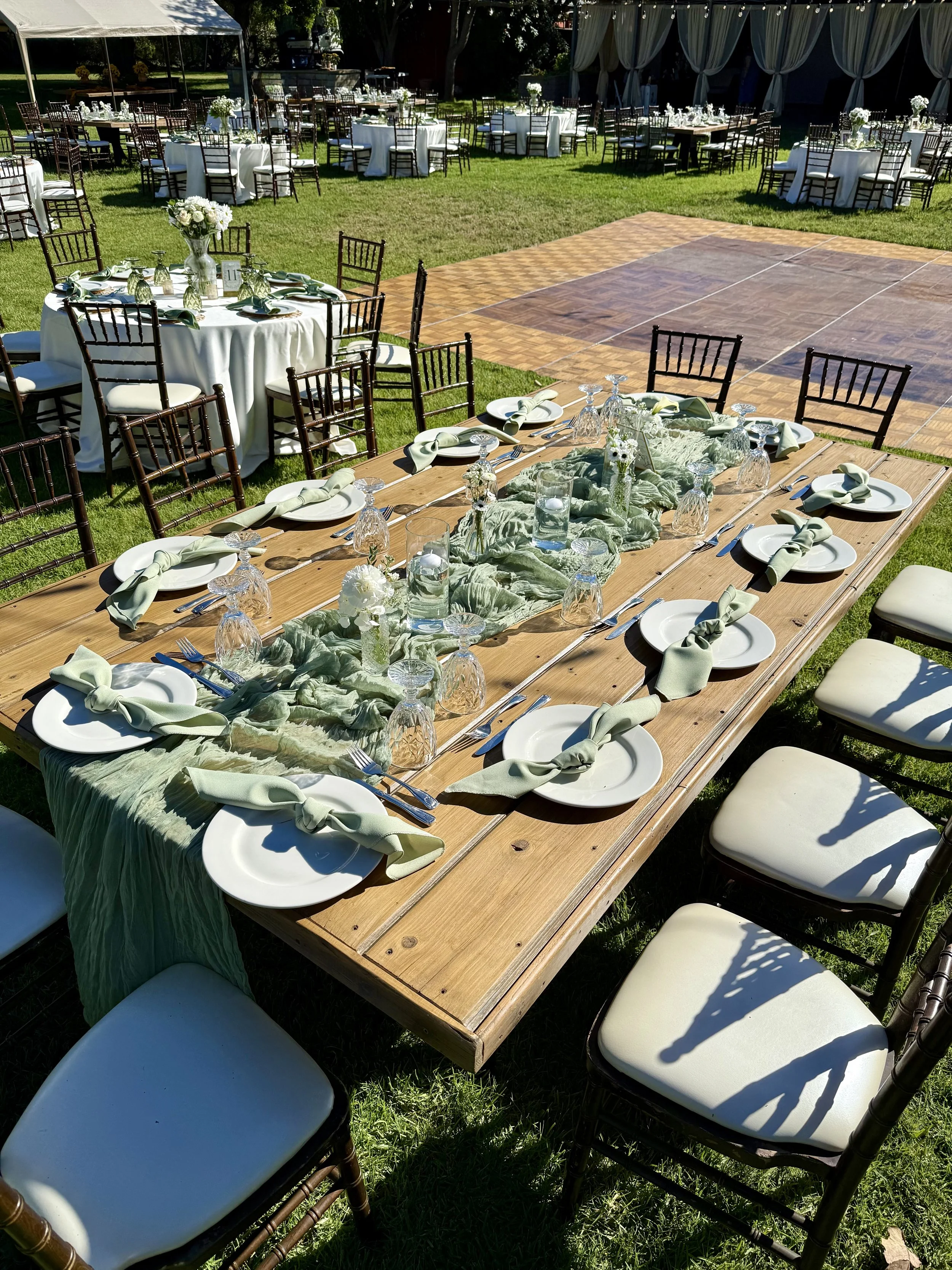 Outdoor garden wedding venue at Swiss Park & Hall San Diego Chula Vista