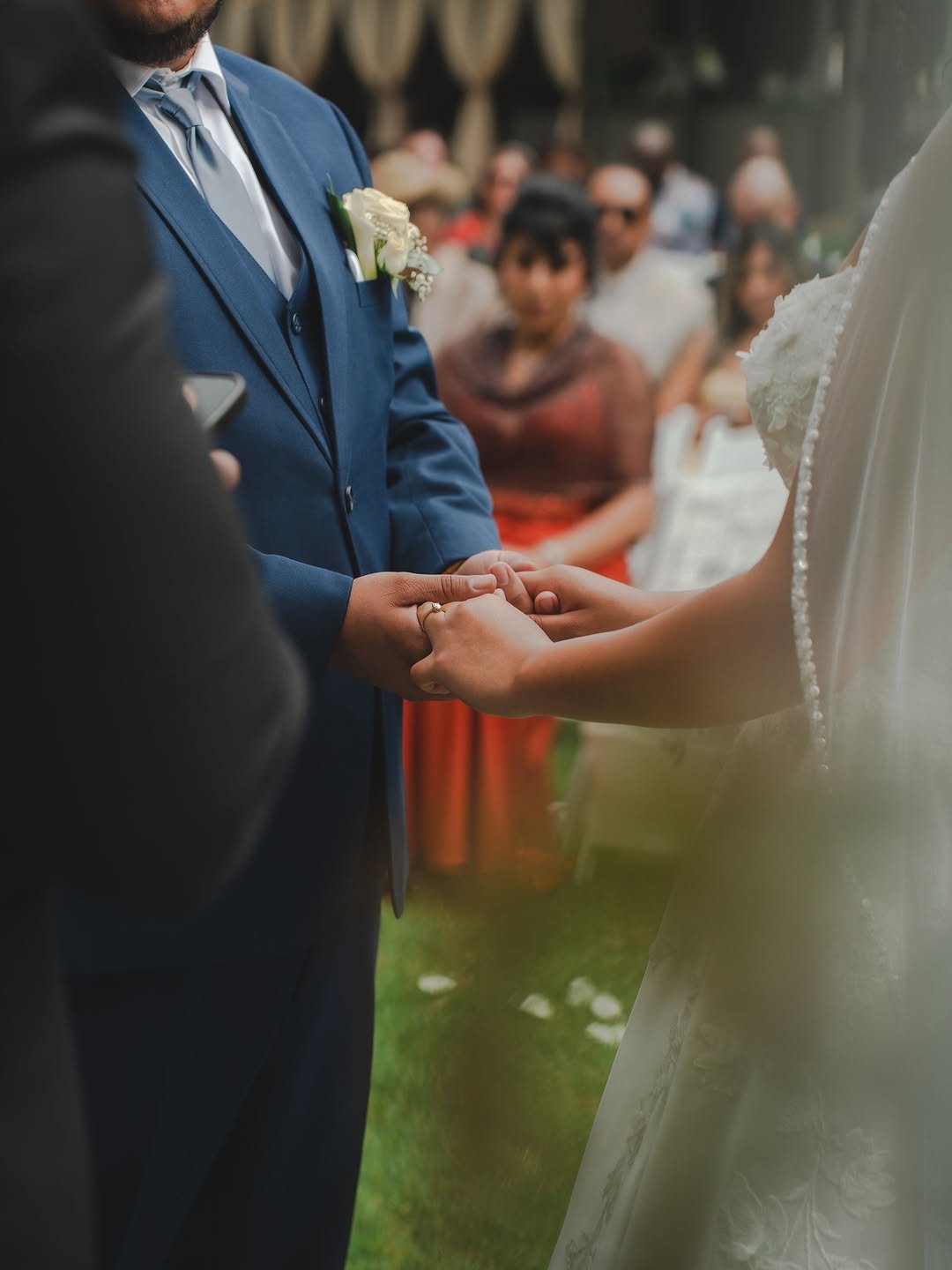 Bride and groom ceremony at Swiss Park & Hall San Diego Chula Vista