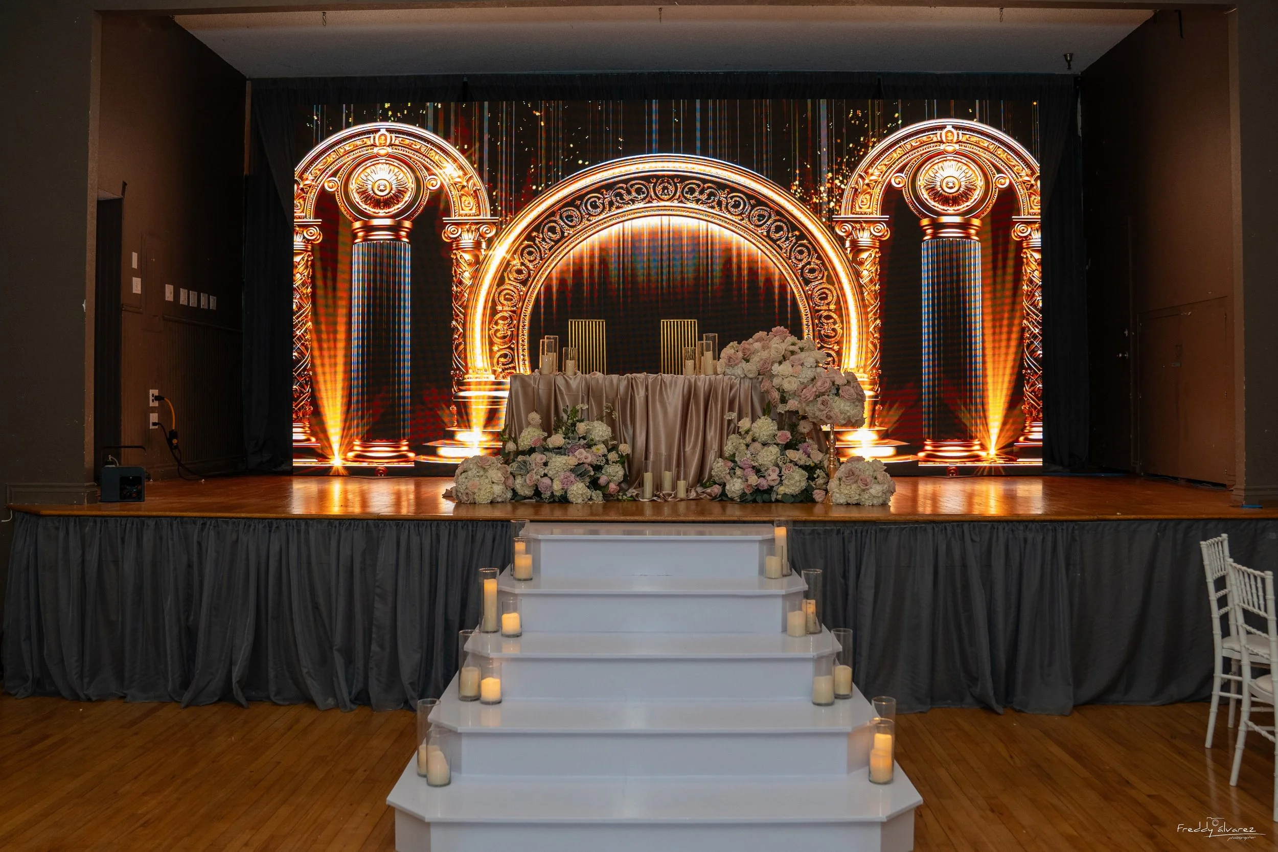LED screen event enhancement Swiss Park & Hall San Diego Chula Vista
