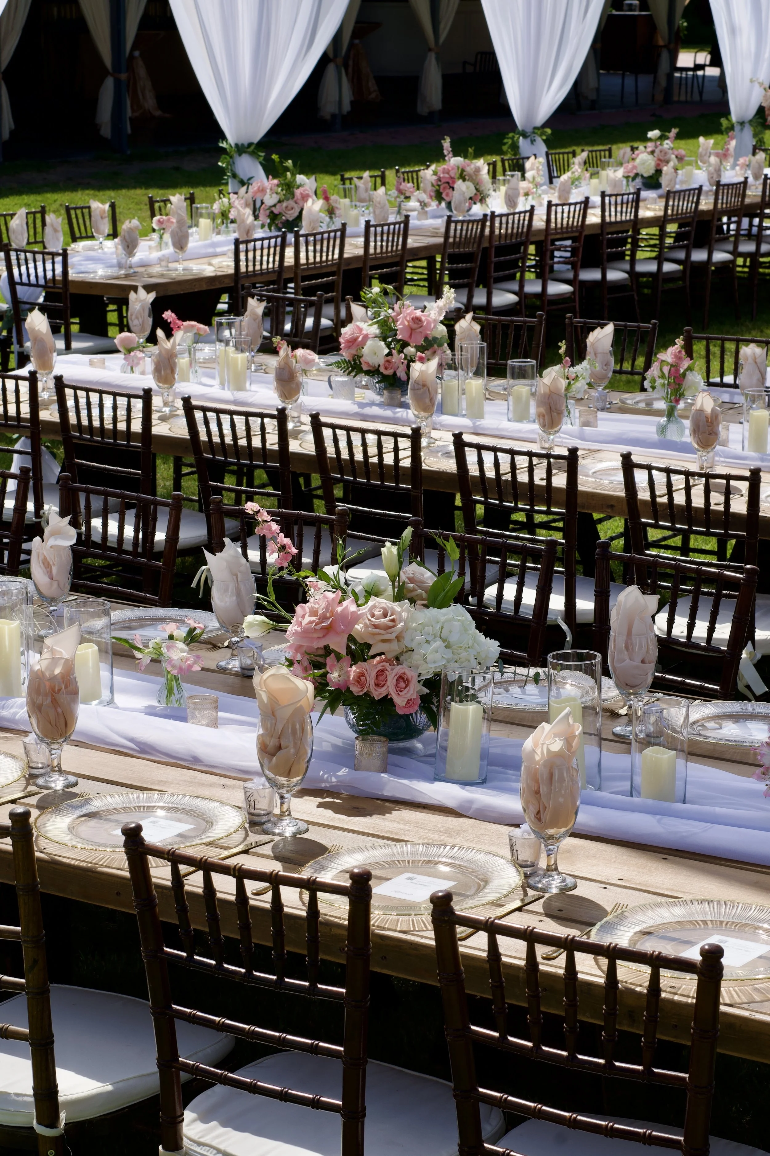 Wedding reception setup at Swiss Park & Hall San Diego Chula Vista