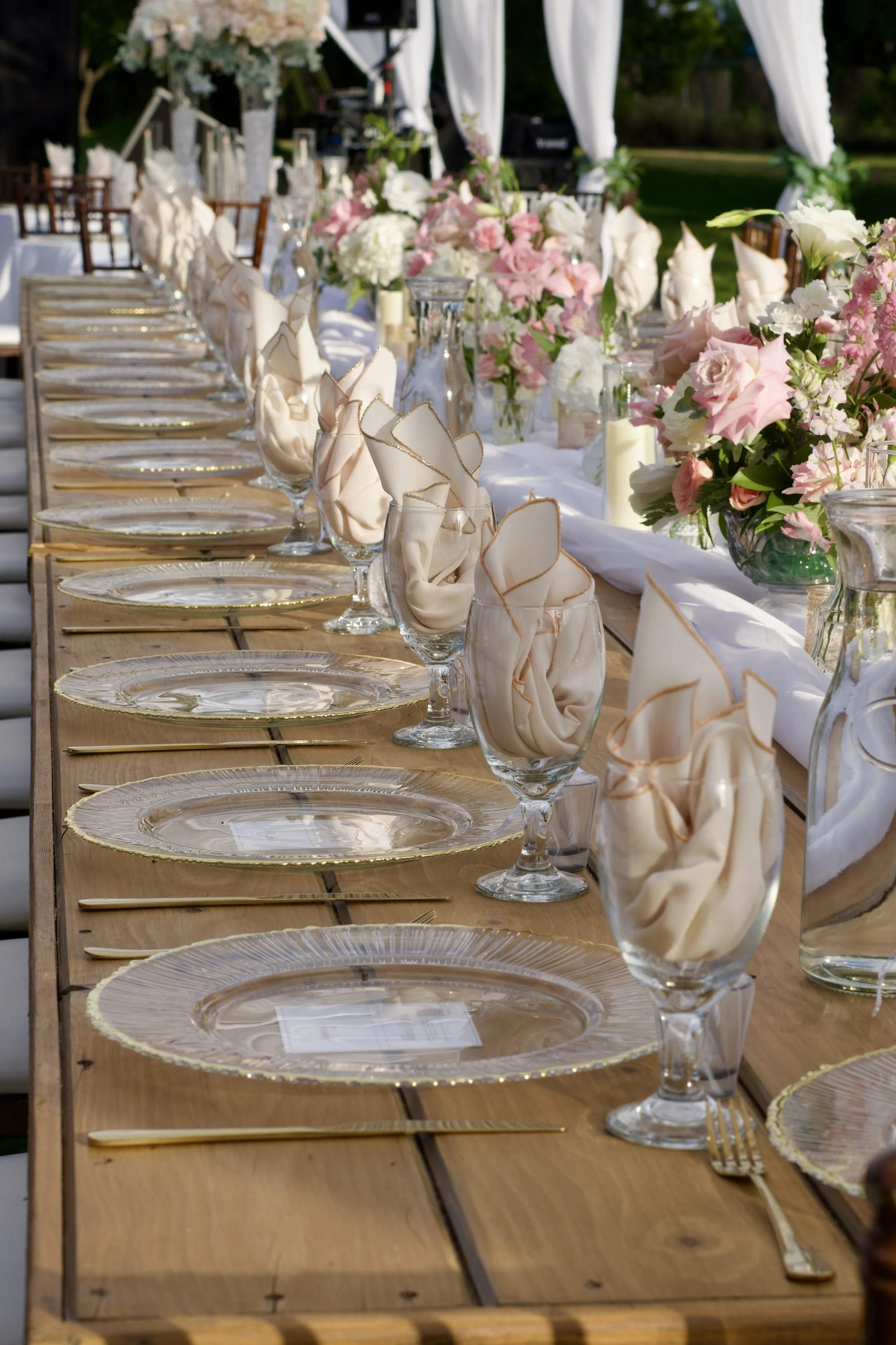 Wedding reception setup at Swiss Park & Hall San Diego Chula Vista