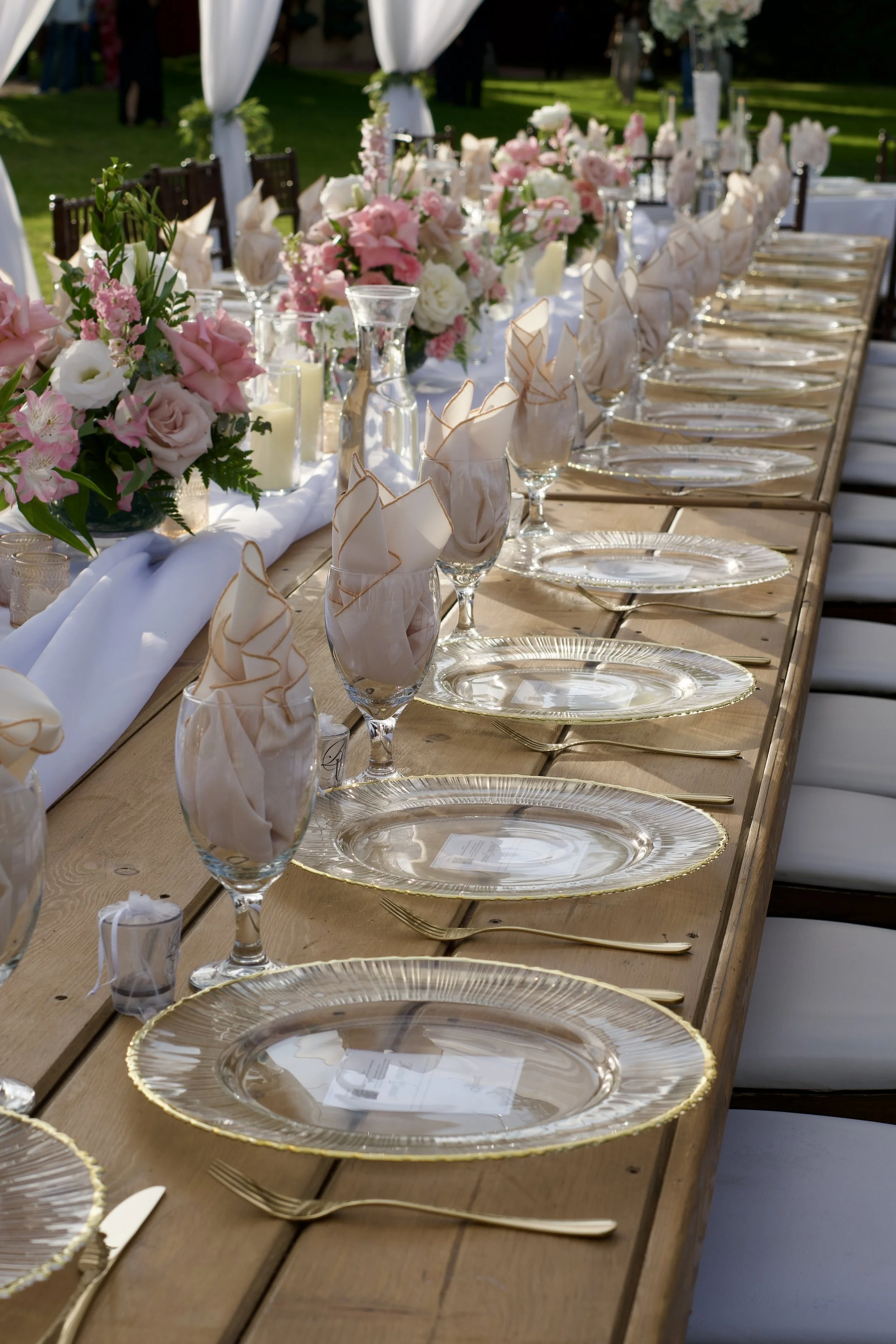 Wedding reception setup at Swiss Park & Hall San Diego Chula Vista