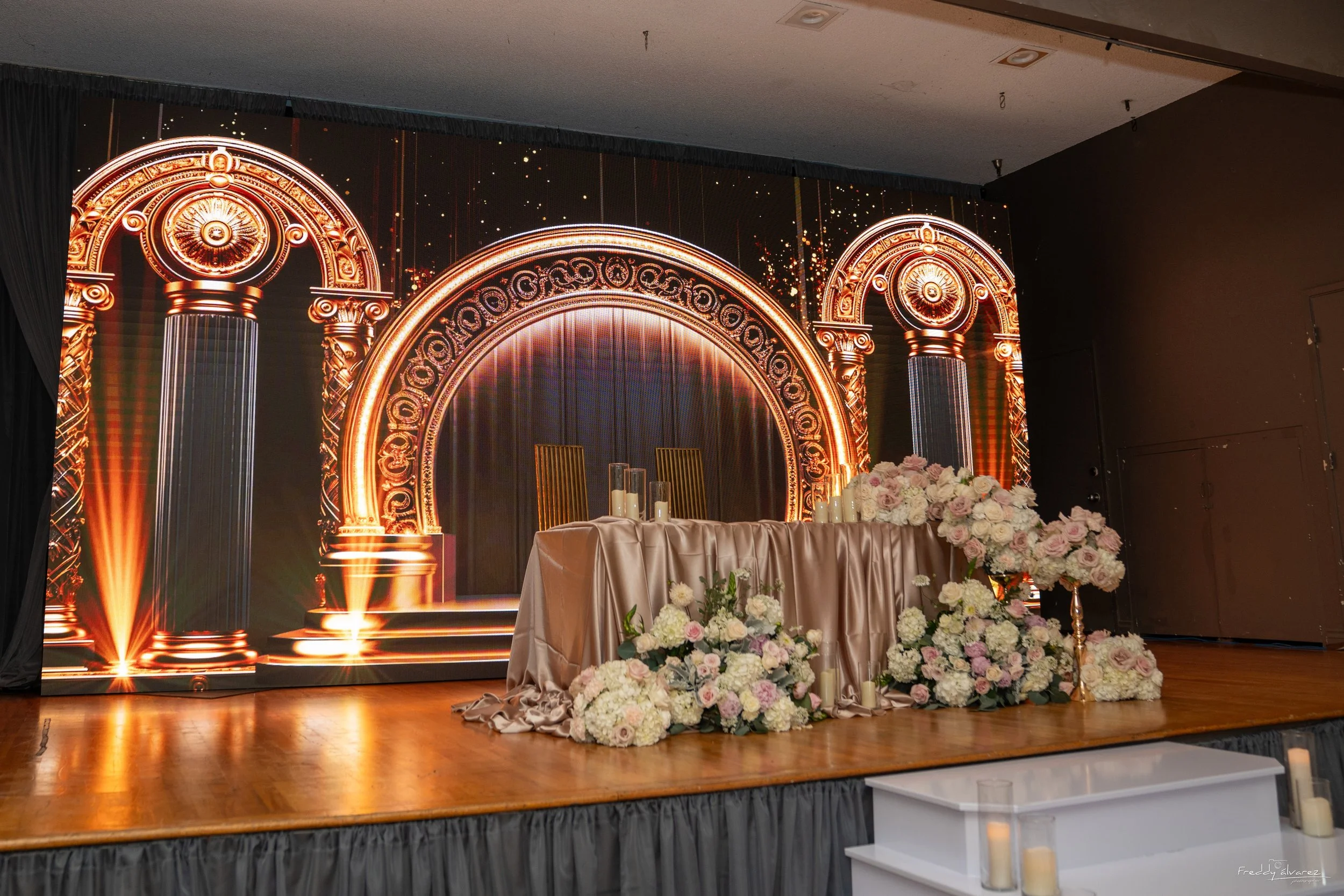 LED screen event enhancement Swiss Park & Hall San Diego Chula Vista