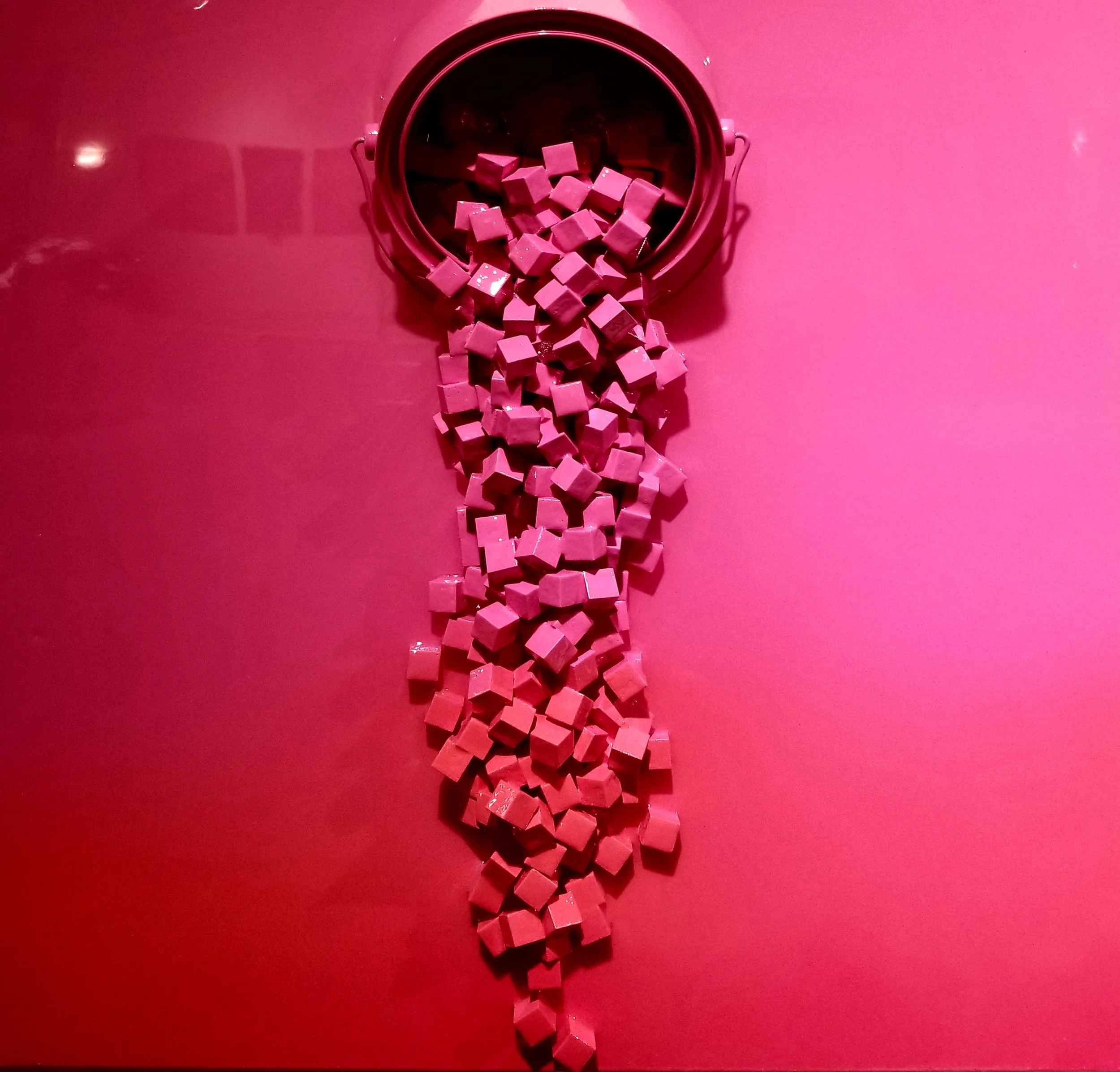 Best Laid Plans 
Mixed media on gallery-wrapped canvas measuring 30"x30"x5"