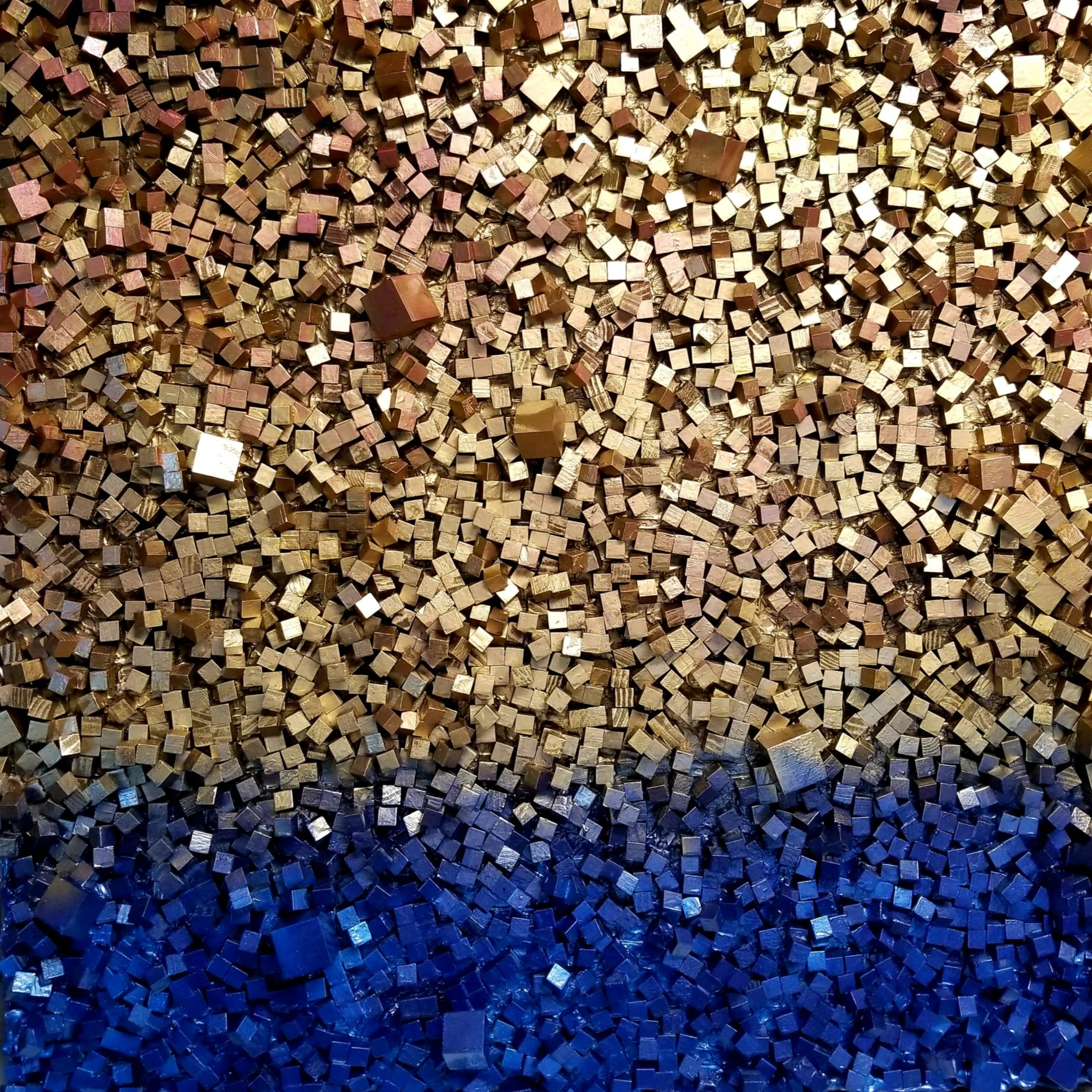 Untitled
Mixed media on wood panel measuring 36"x36"x4"