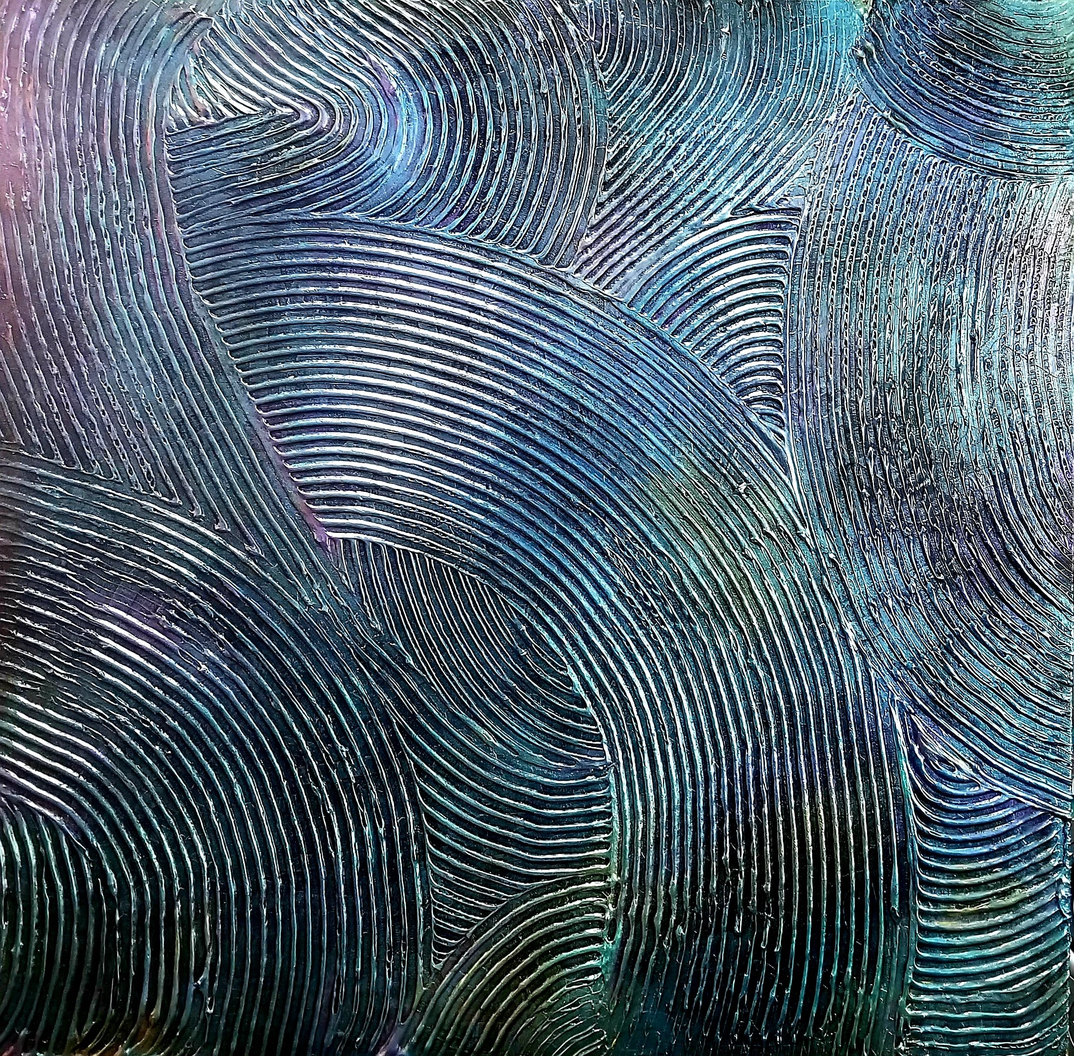 Identité
Mixed media on gallery-wrapped canvas measuring 36"x36"x1.5"