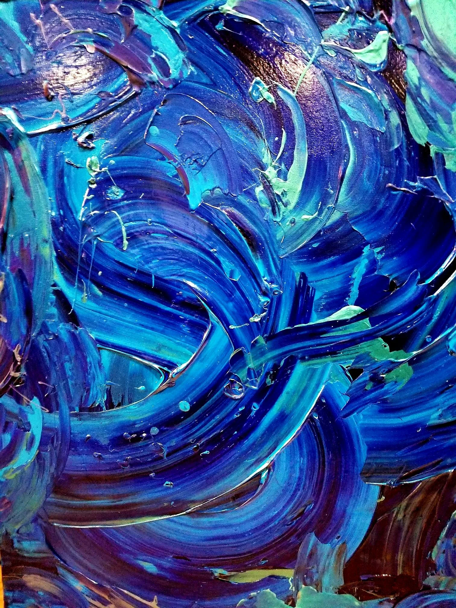 Untitled - 24"x36"x1.5" Acrylic on gallery-wrapped canvas