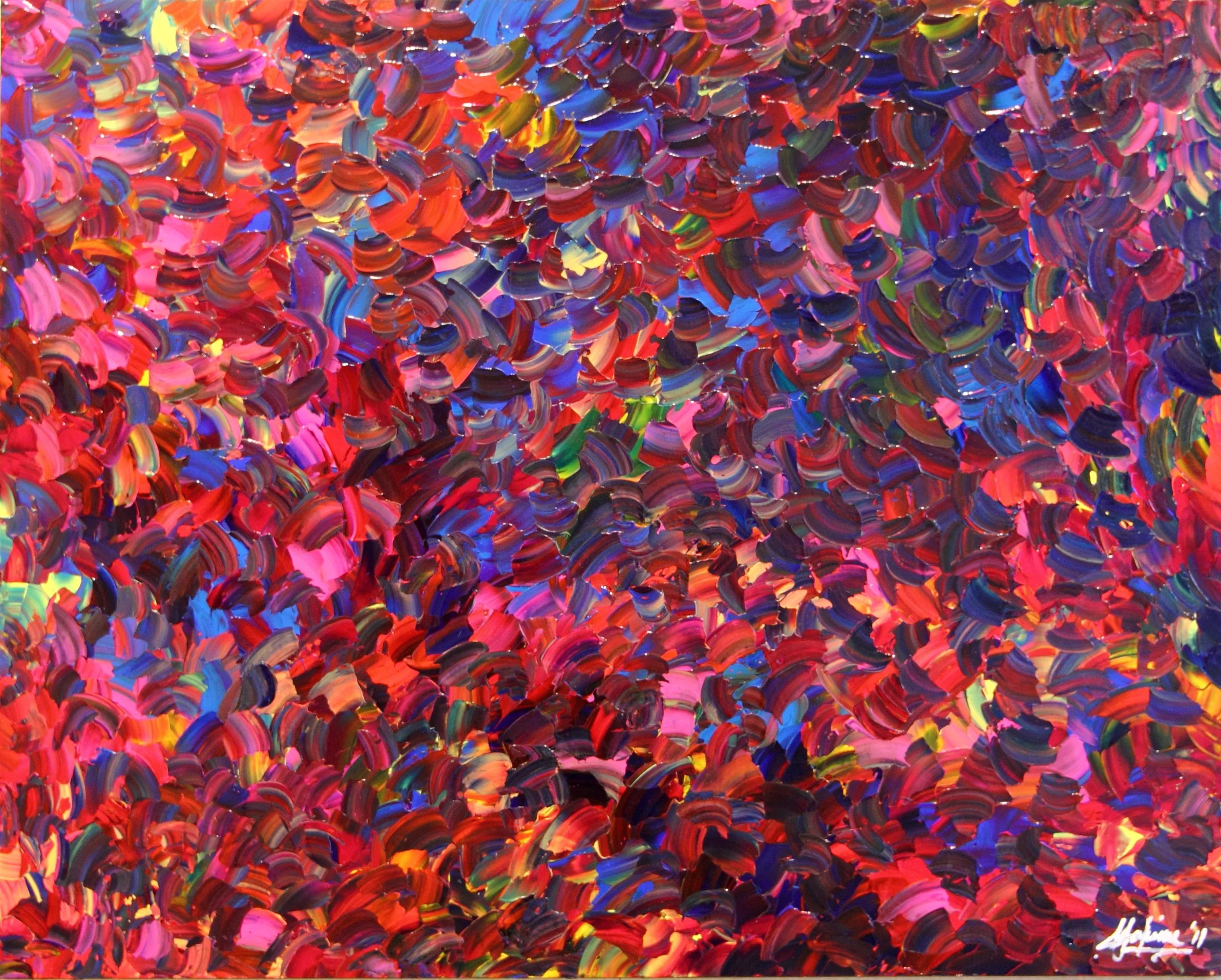 Butterfly Wings III
Acrylic on gallery-wrapped canvas measuring 48”x48”x1.5”