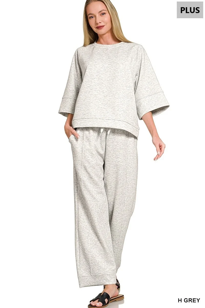 Plus Size Cozy Luxe Lounge Set
