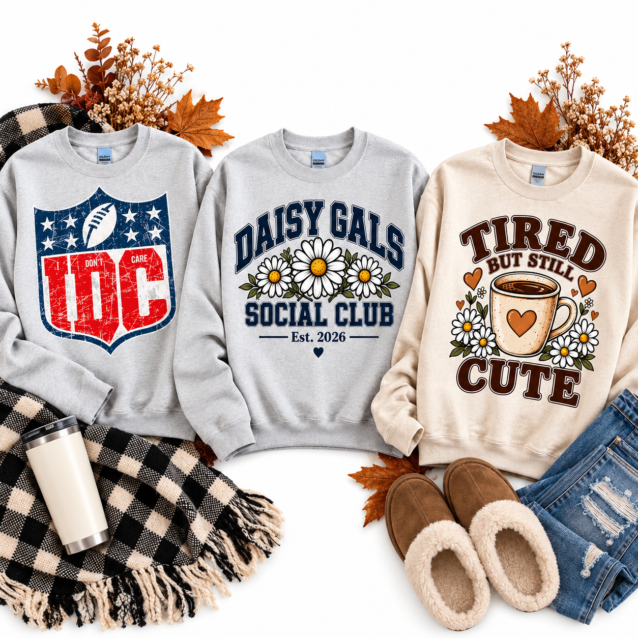 Graphic Crewneck Sweatshirts