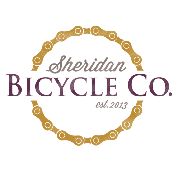 Sheridan Bicycle Company logo — bike shop in Sheridan Wyoming