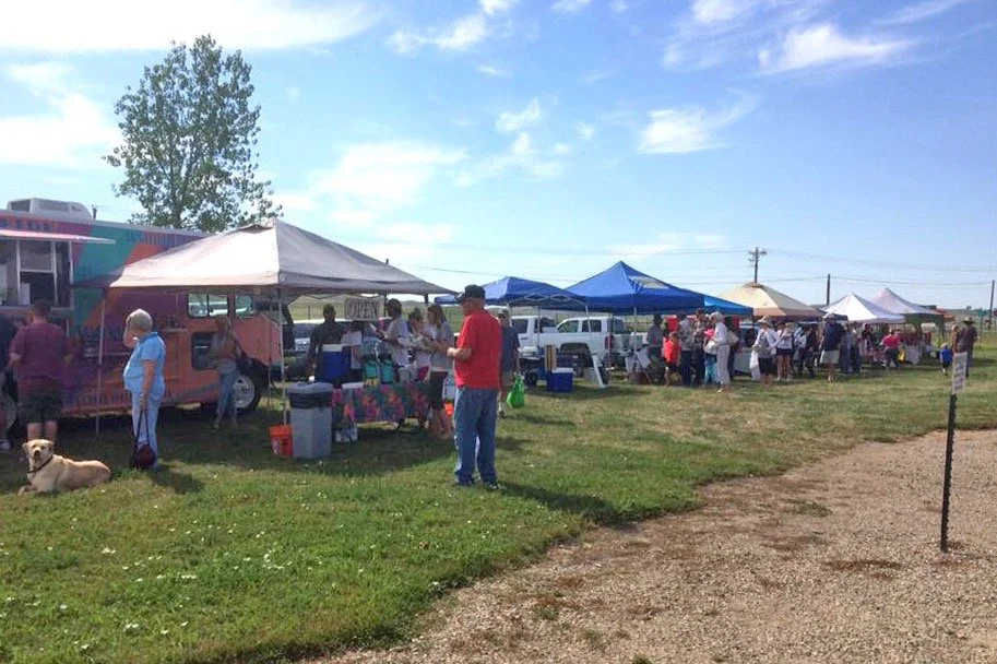Saturday farmers market at Landon's Greenhouse in Sheridan
