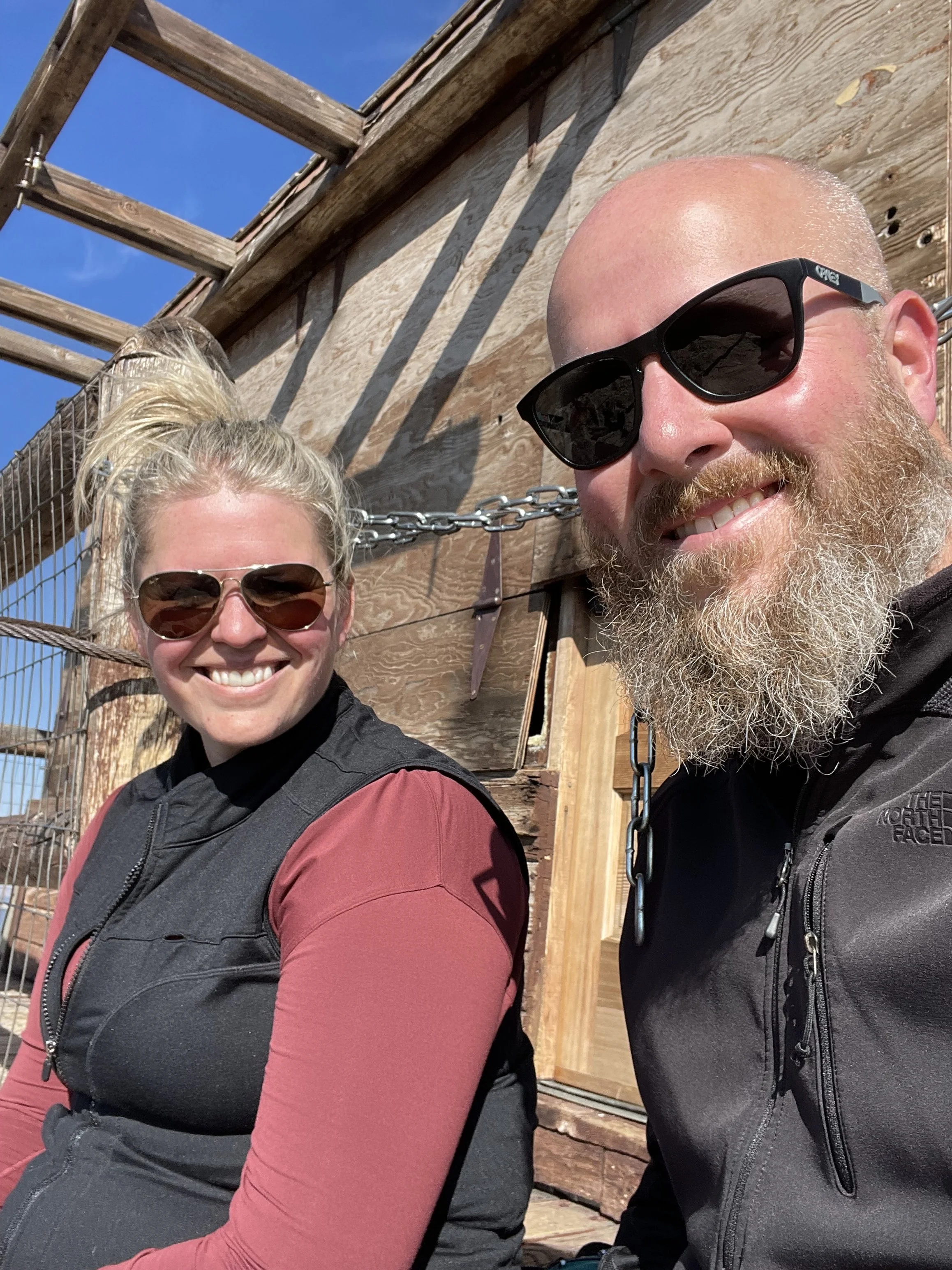 Tyler and Kayla Hert — owners Late Checkout WY boutique vacation rental Sheridan Wyoming