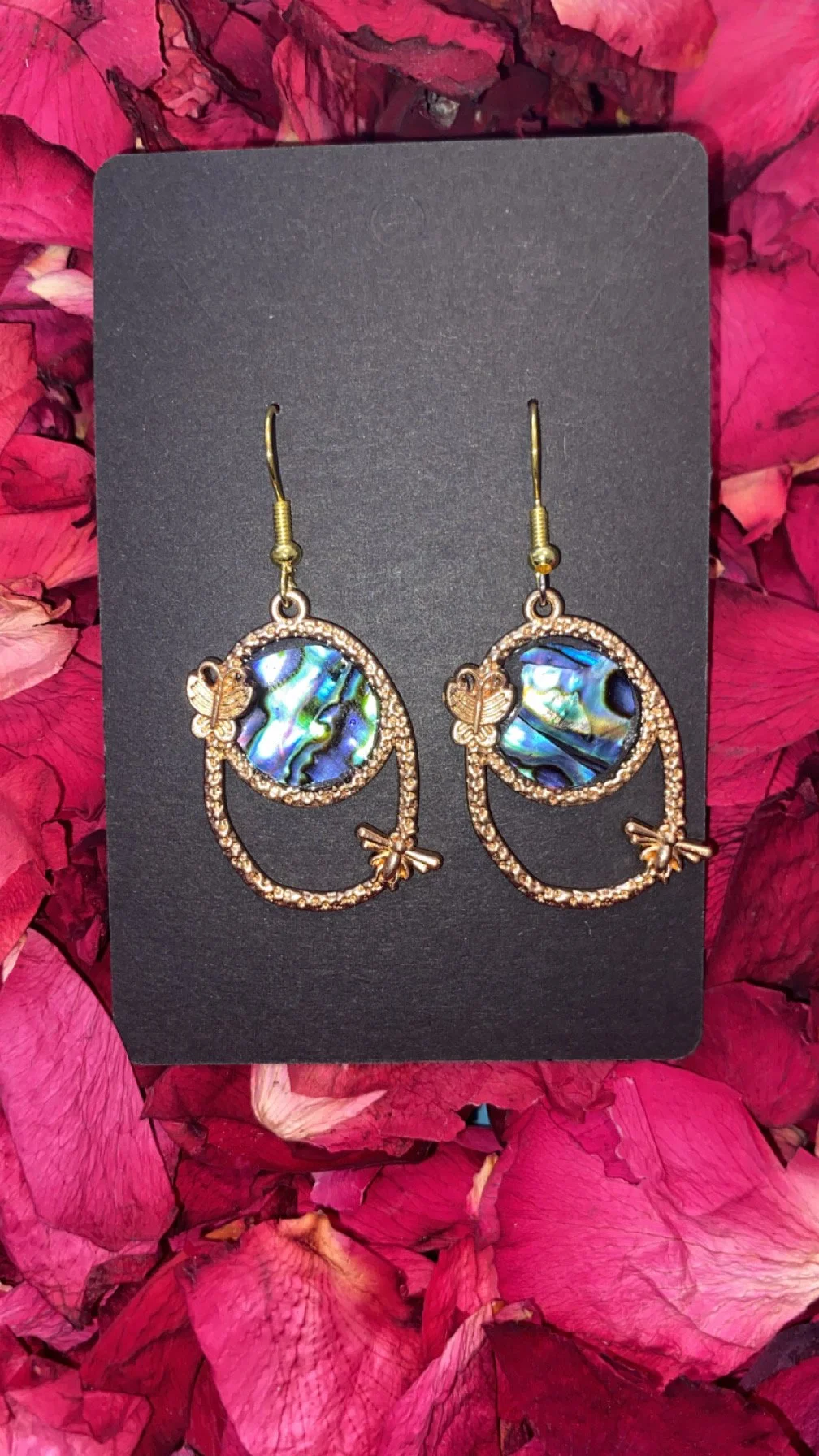 Abalone Bees and butterfly's hoops