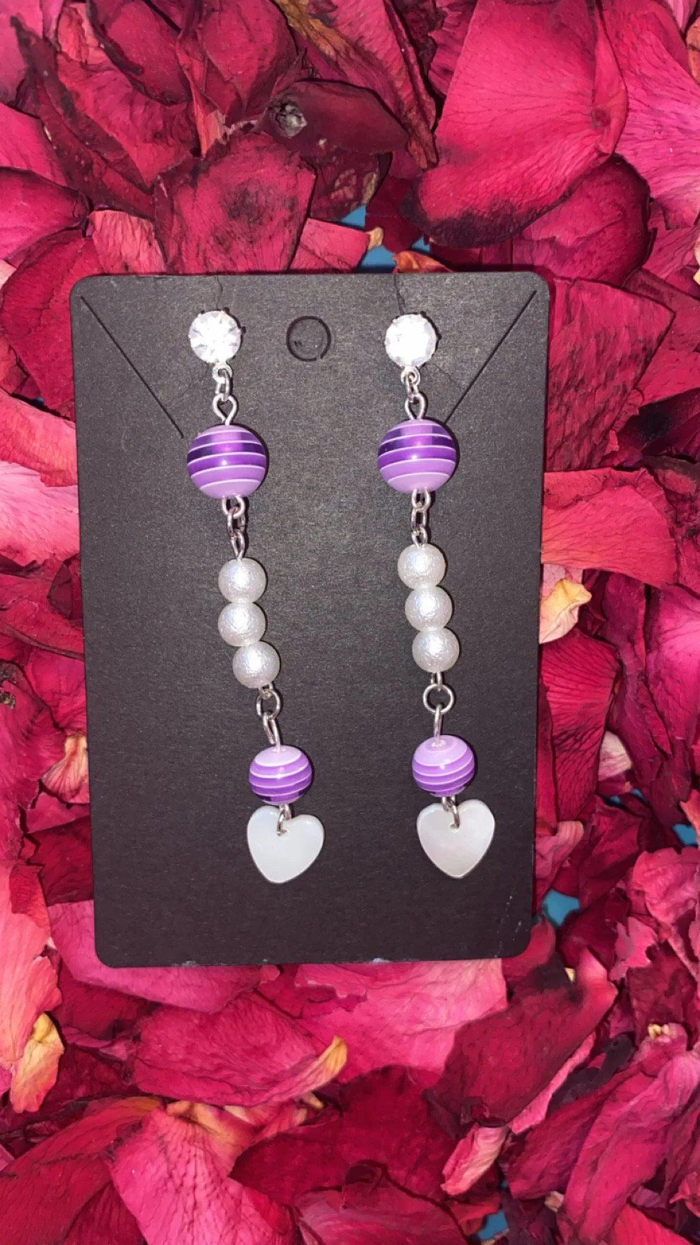 Beaded MOP <3 Dangles