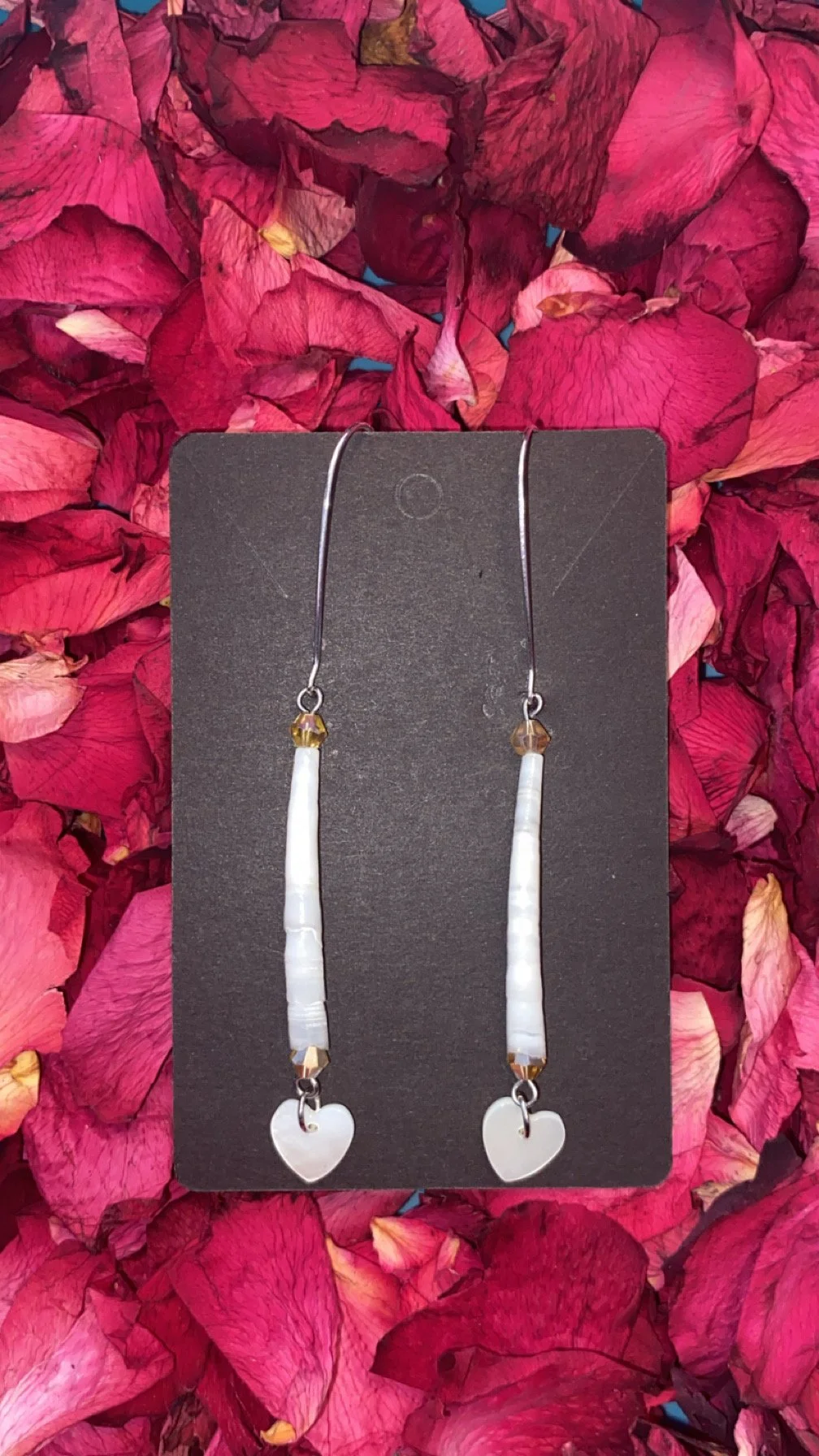 Dentalium + Mother of Pearl <3 Dangles