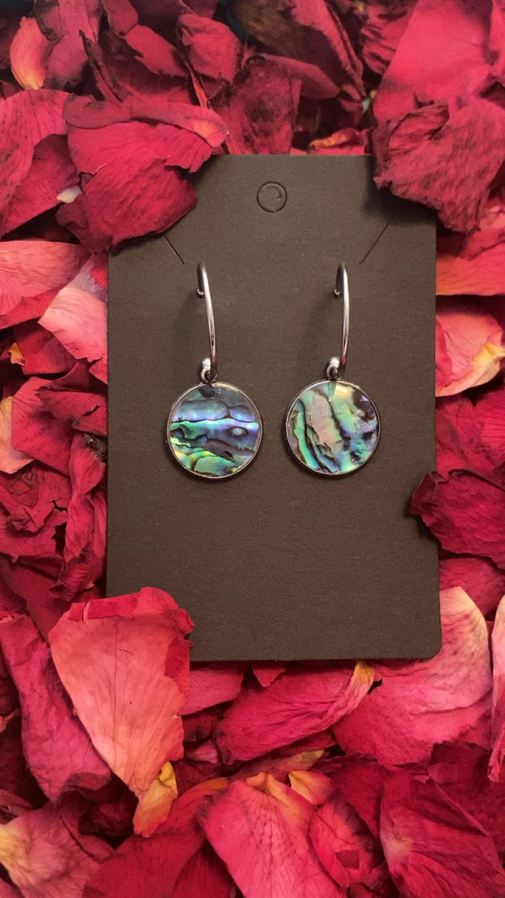 Abalone Dangle Circlets