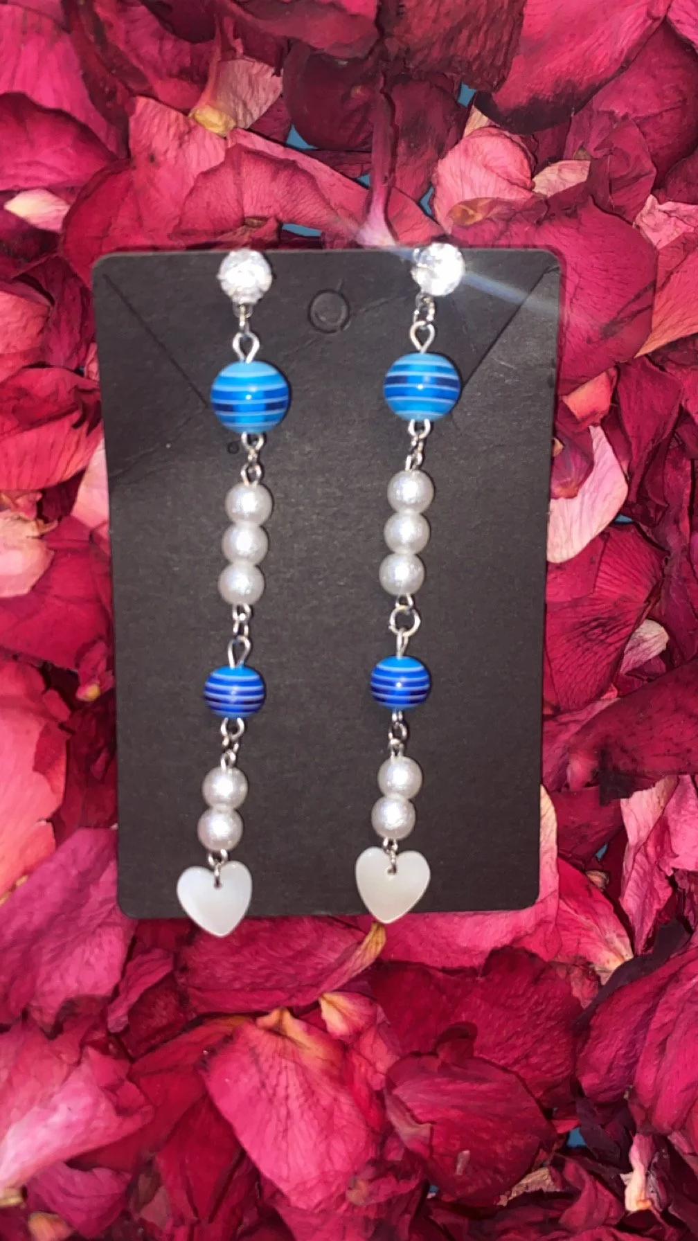 Beaded MOP <3 Dangles