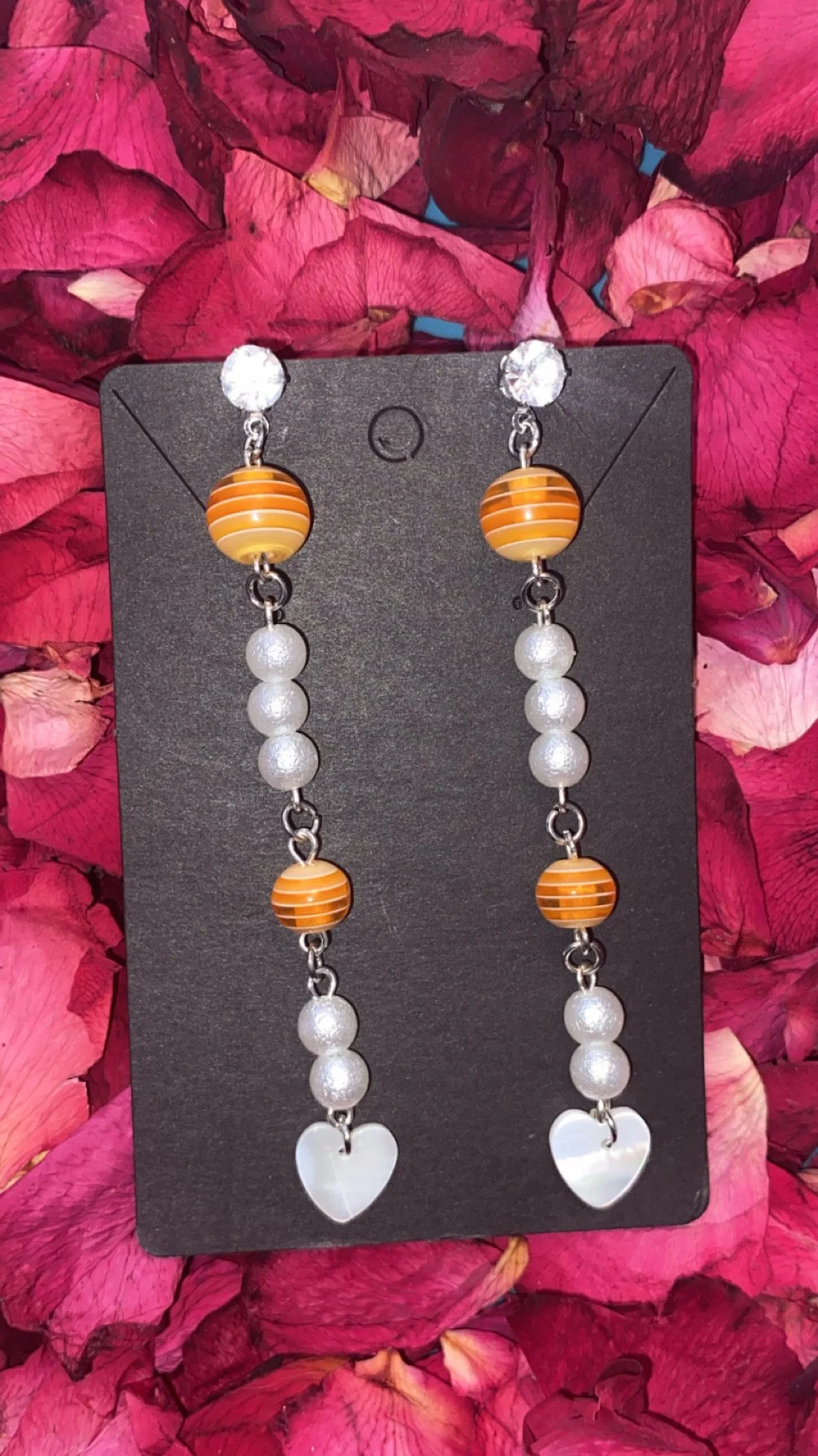 Beaded MOP <3 Dangles