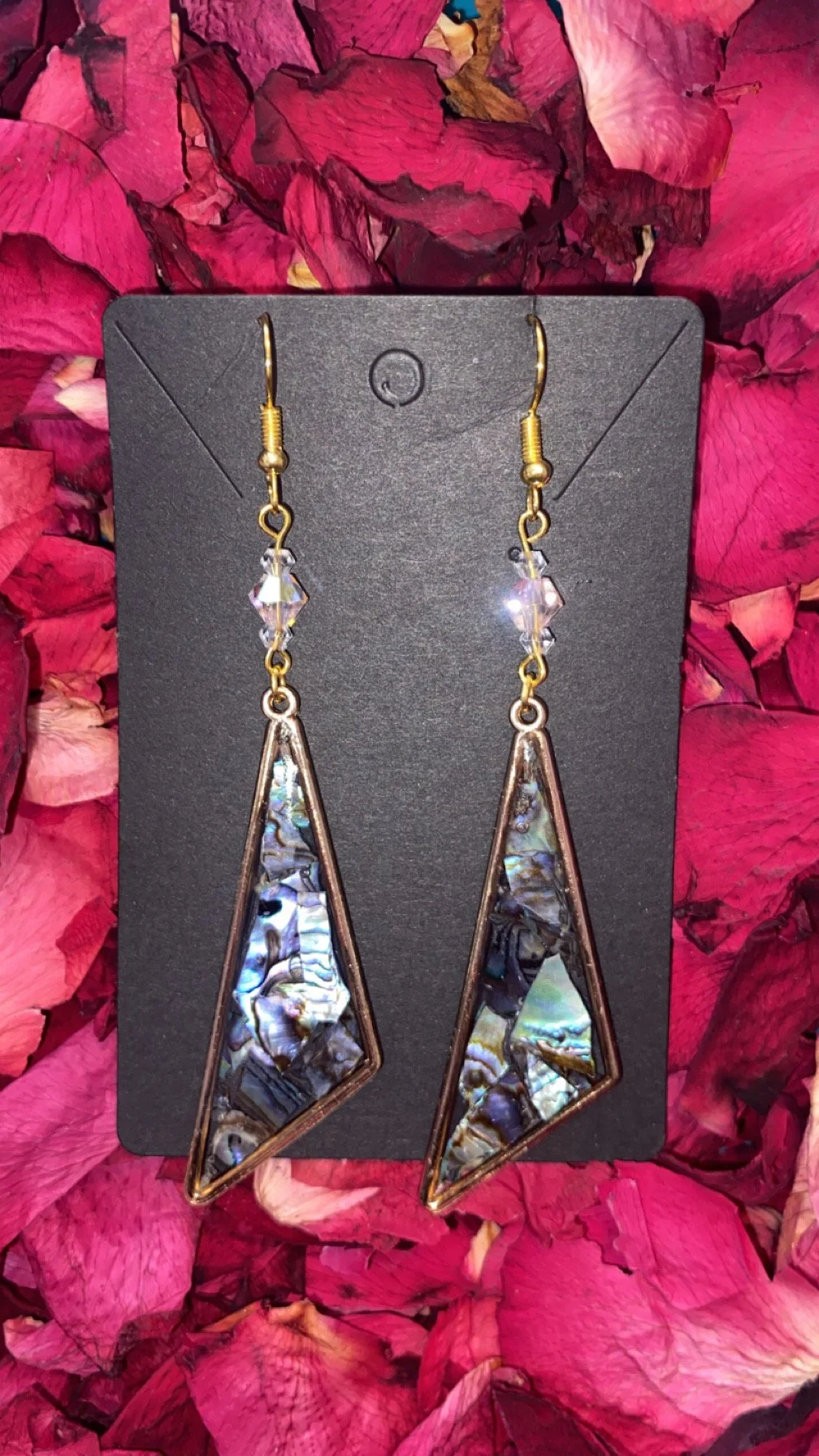 Abalone Chip Dangles