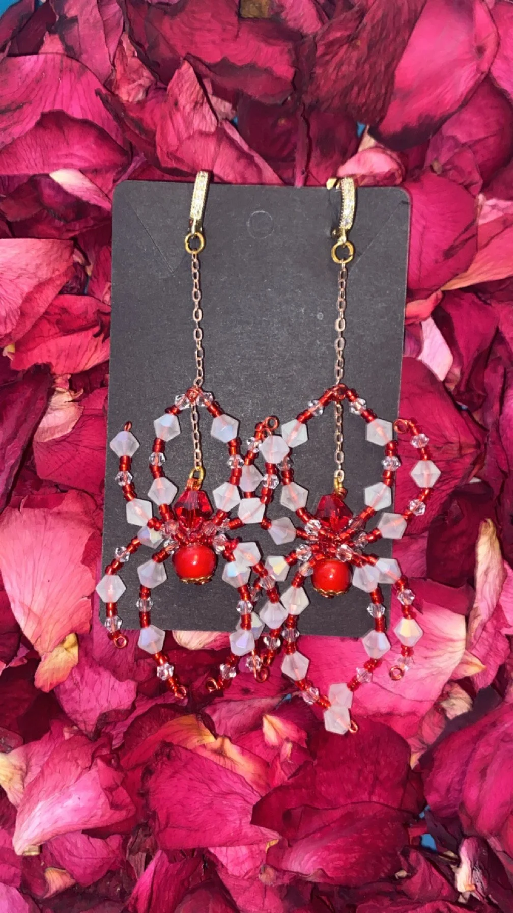 Beaded Spider Dangles